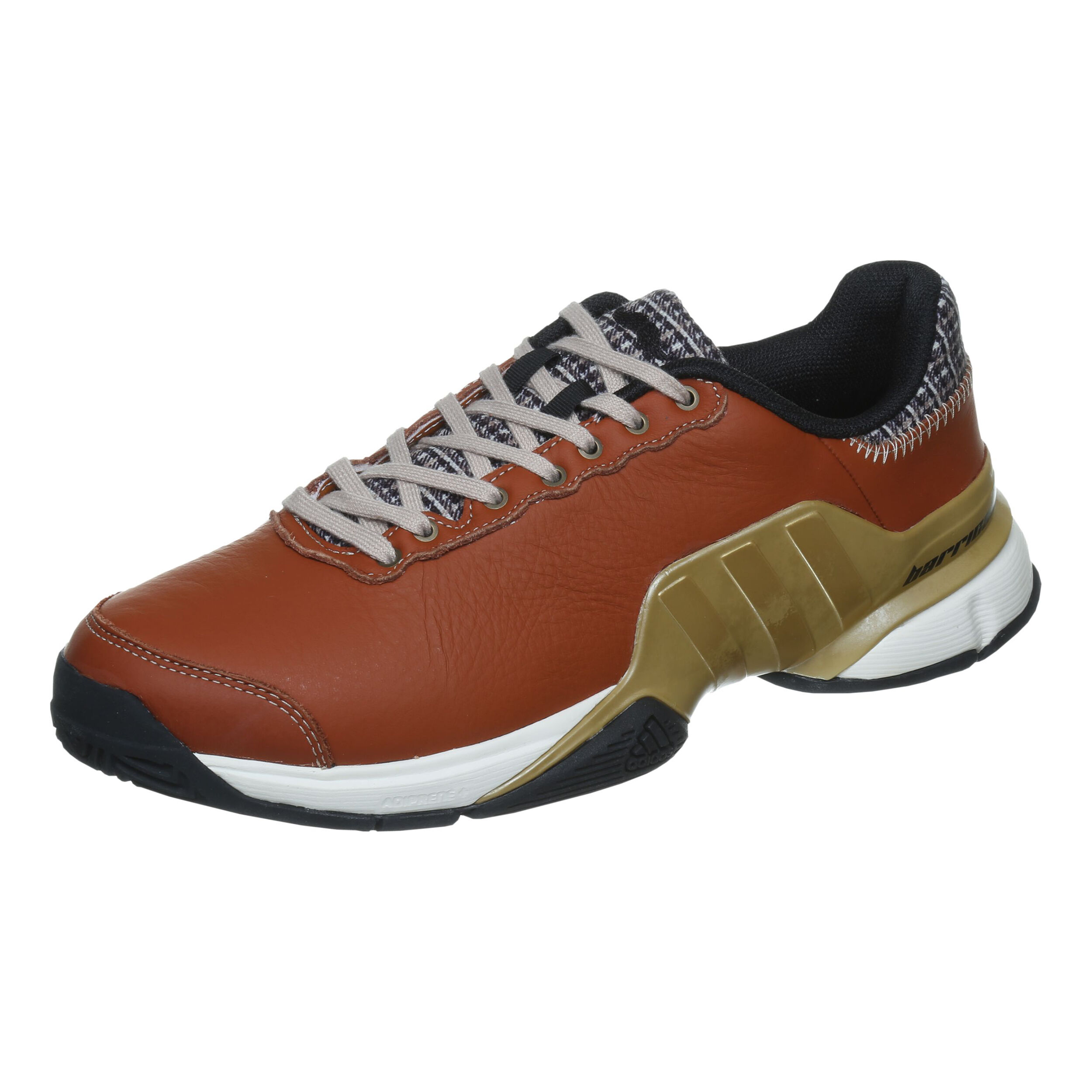 Buy adidas Barricade Mustachio All Court Shoe Men Brown Gold online Tennis Point UK