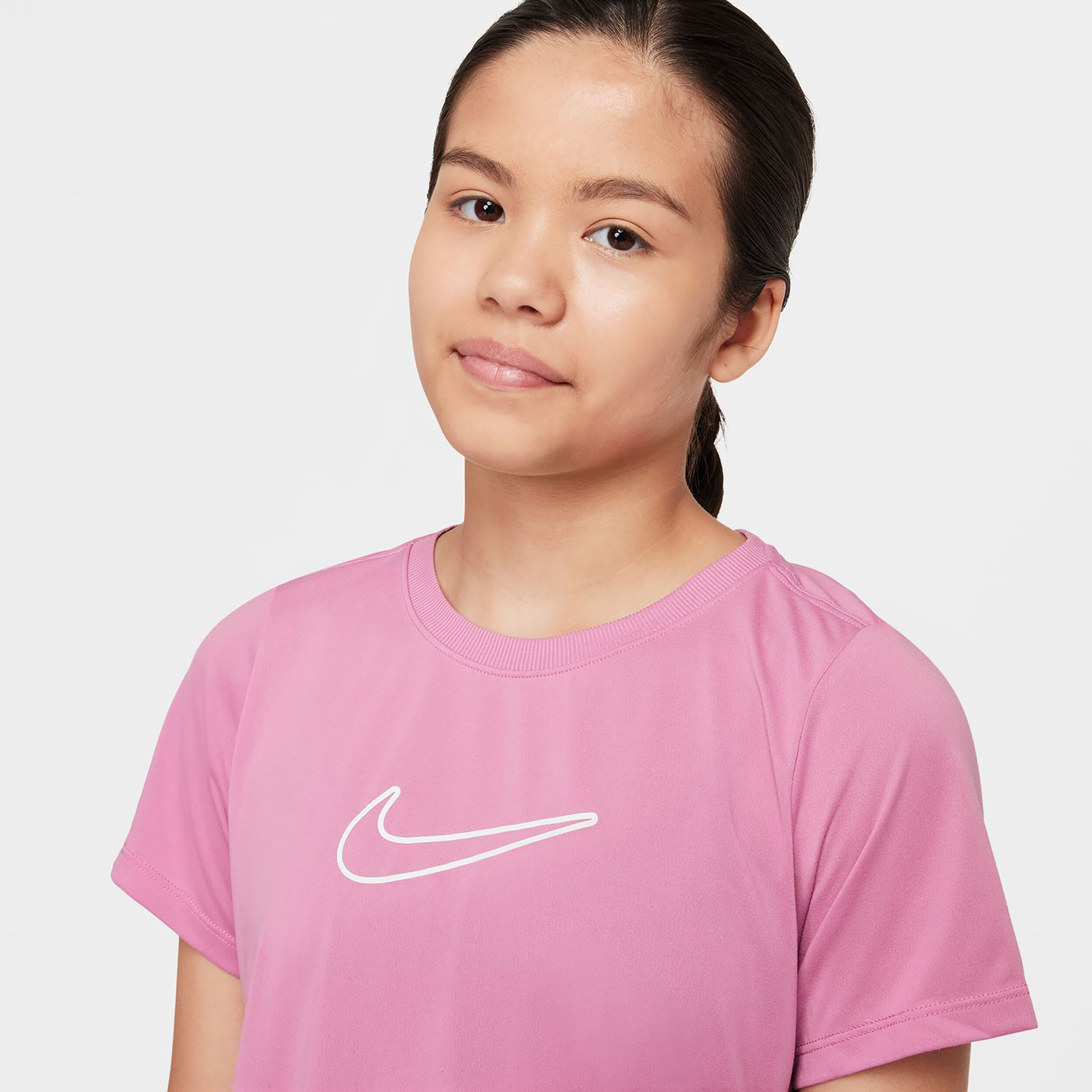 Buy Nike Dri Fit One STD T Shirt Girls Pink online Tennis Point UK