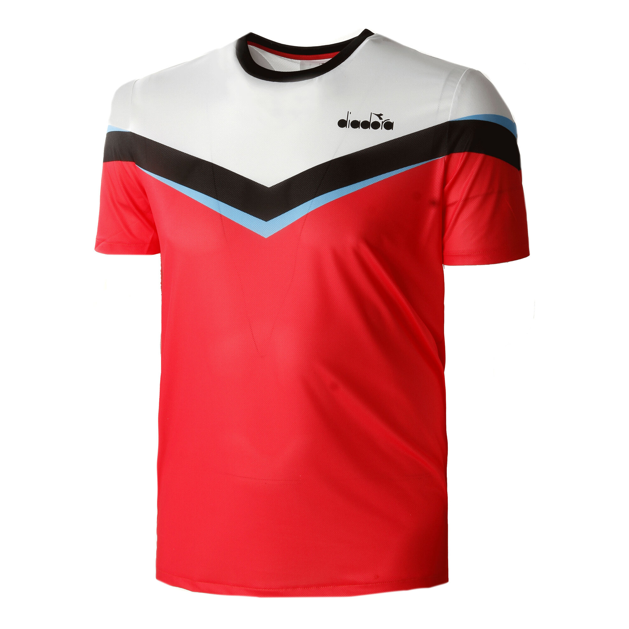 buy Diadora Clay T-Shirt Men - Red, White online | Tennis-Point
