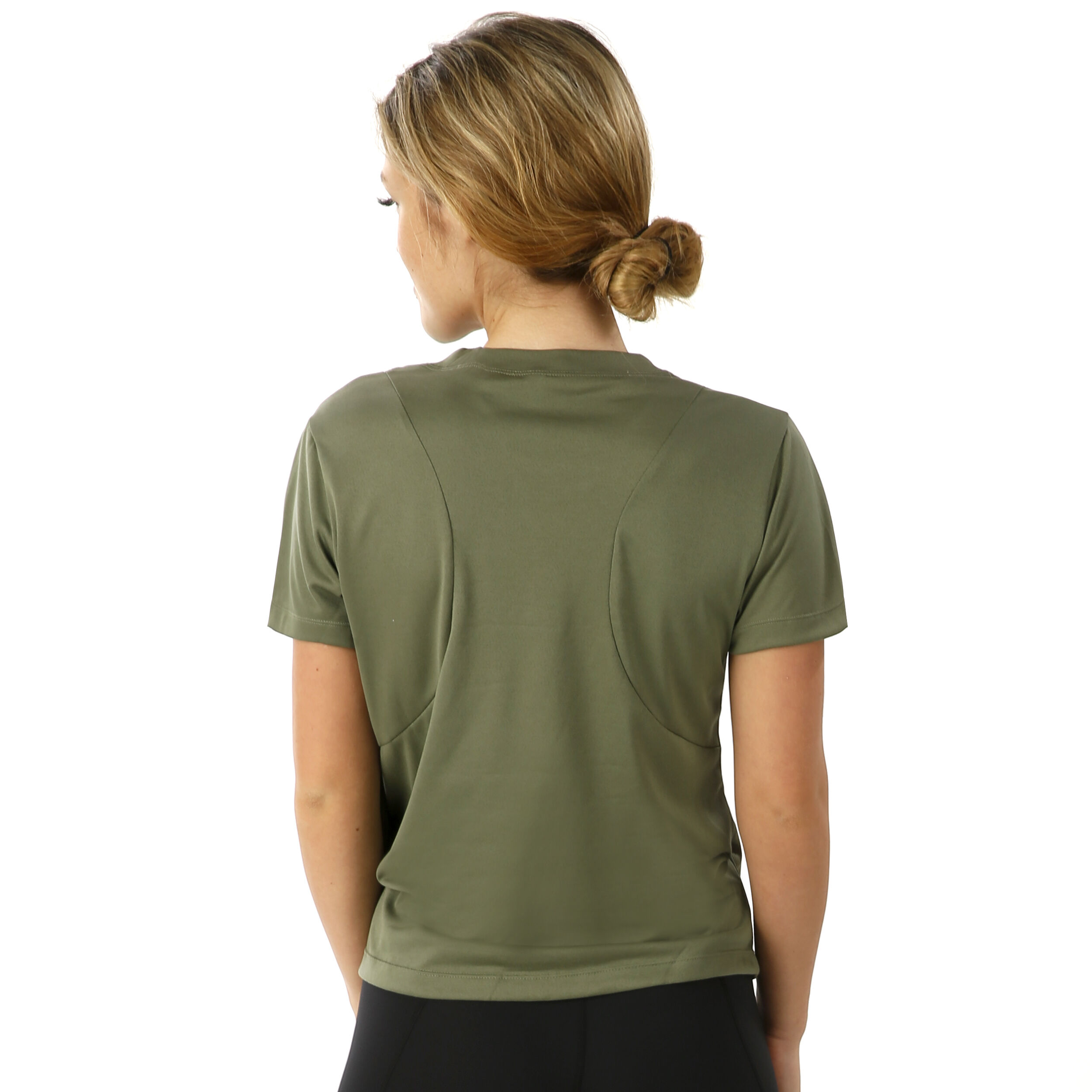 Olive green adidas shirt womens discount