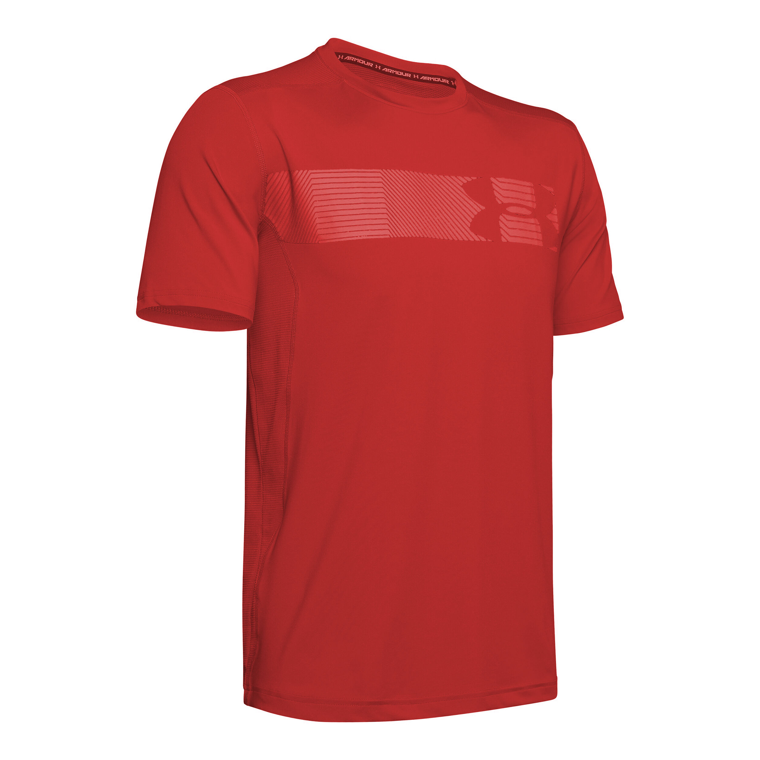 Raid Graphic T Shirt Men Red Orange
