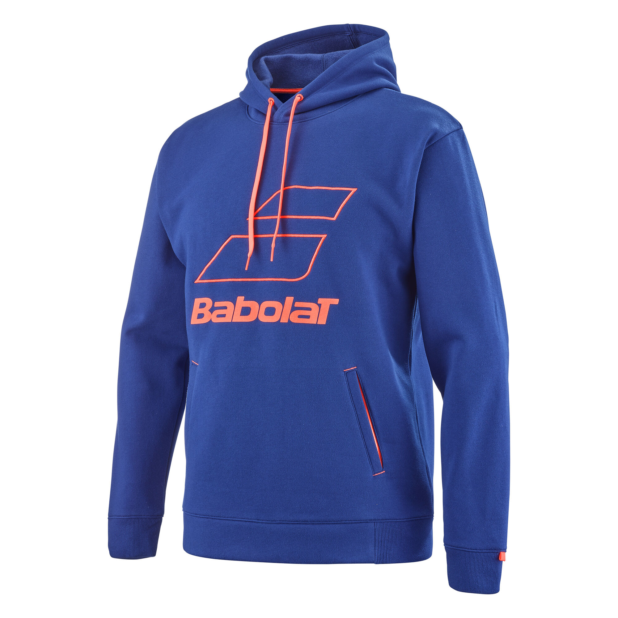 Buy Babolat Exercise Hoody Men Blue, Coral online | Tennis Point UK