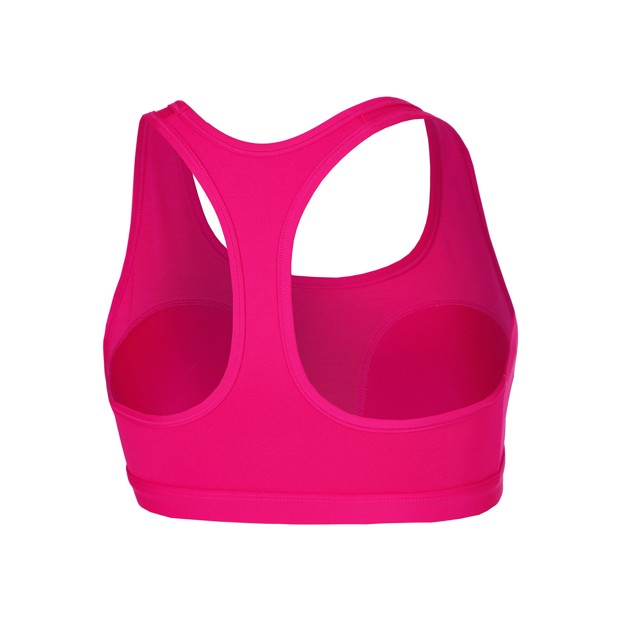 Hot pink discount sports bra nike