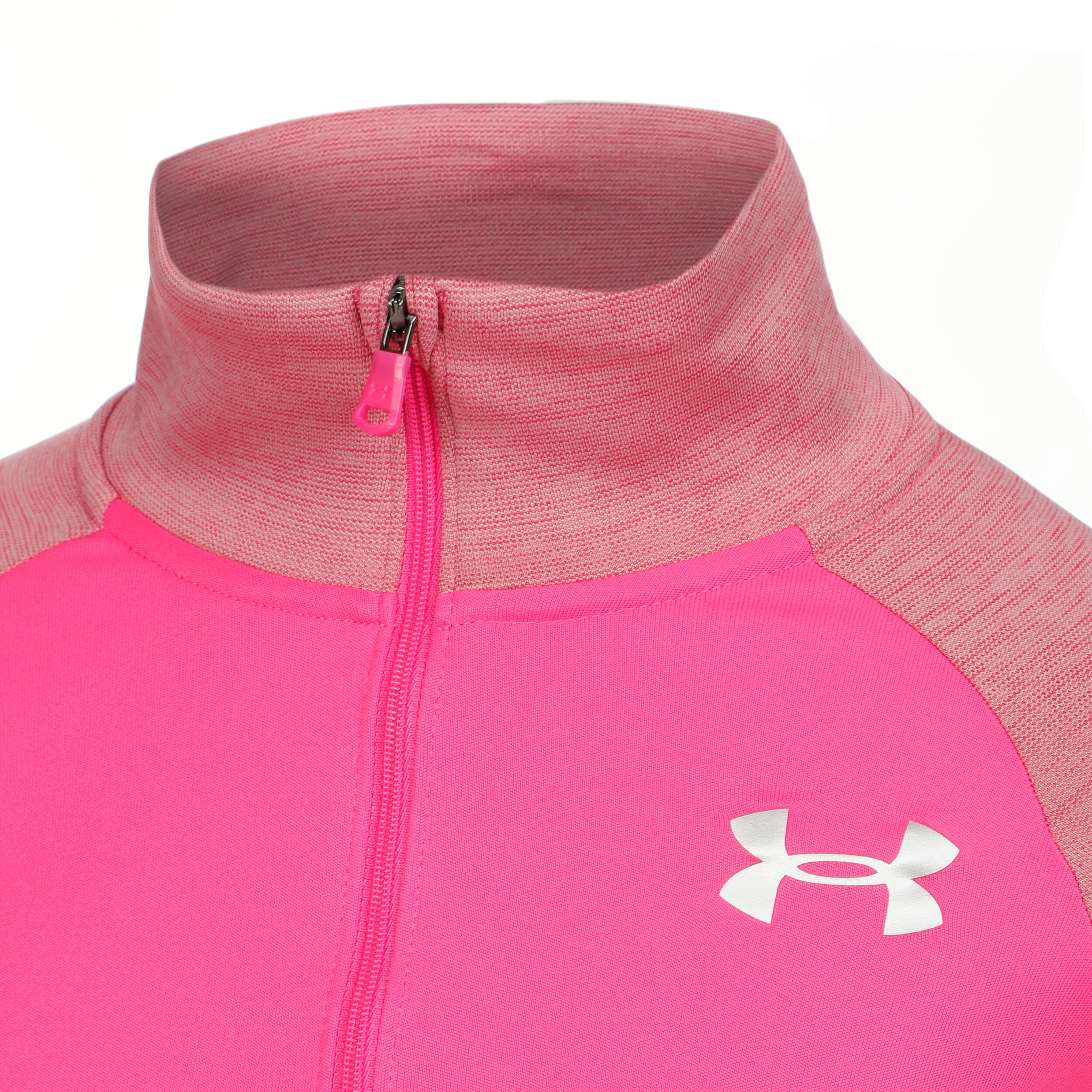 Buy Under Armour Tech Graphic Half Zip Long Sleeve Girls Pink online Tennis Point UK