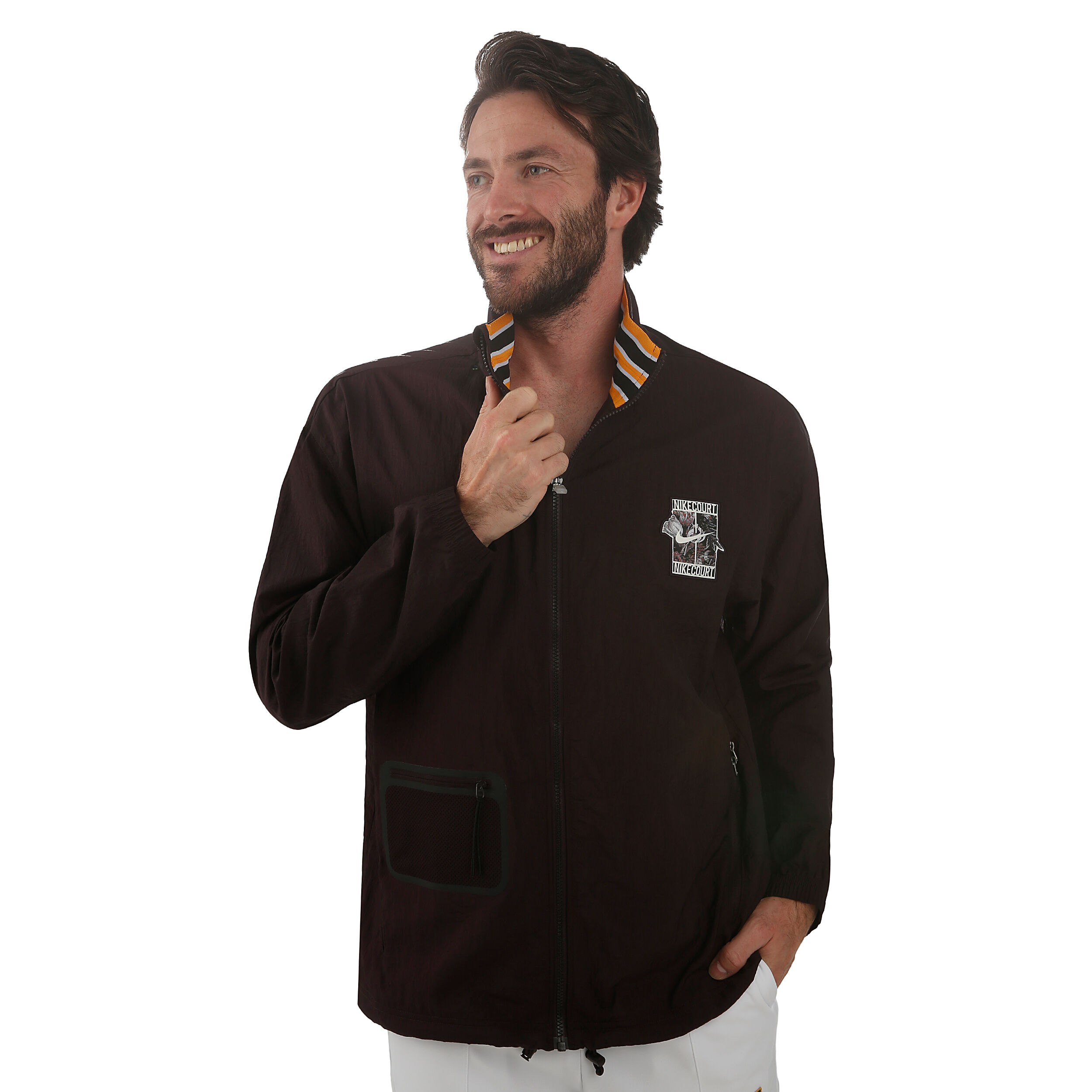 Buy Nike Court Stadium 2 Training Jacket Men Dark Red White online Tennis Point UK