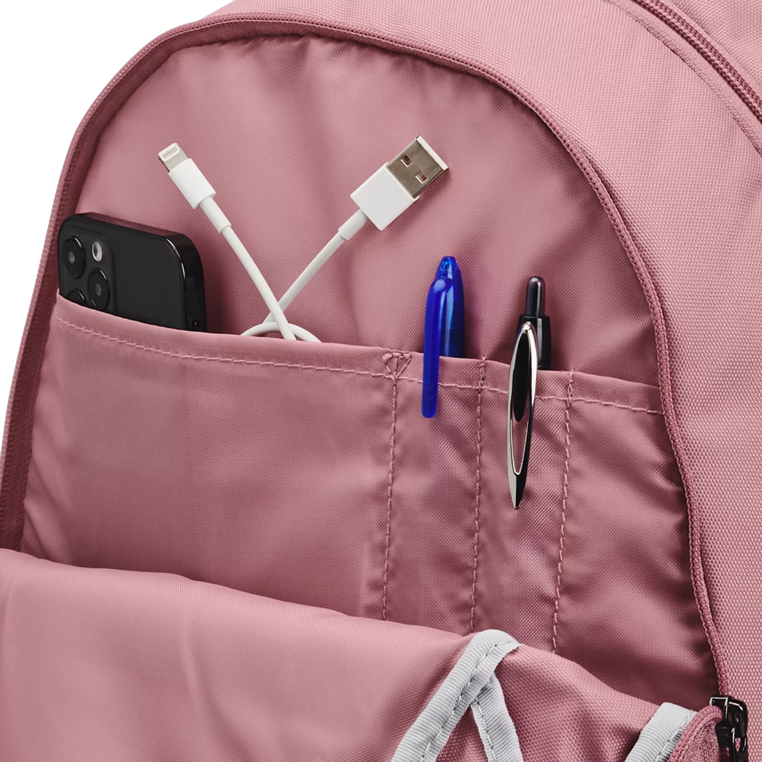 Pink under armor backpack discount