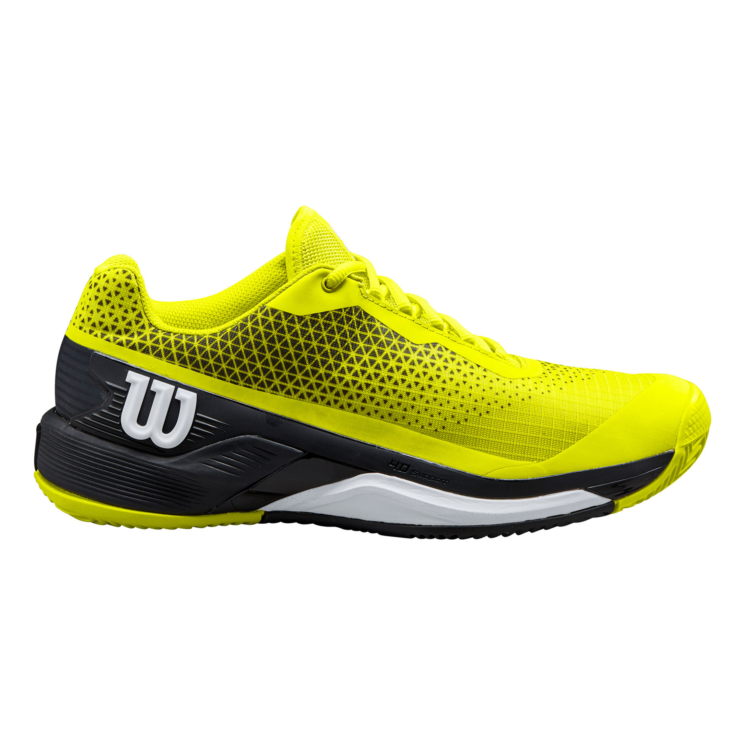 Buy Wilson Rush Pro 4.0 Clay Court Shoe Men Neon Yellow Black online Tennis Point UK