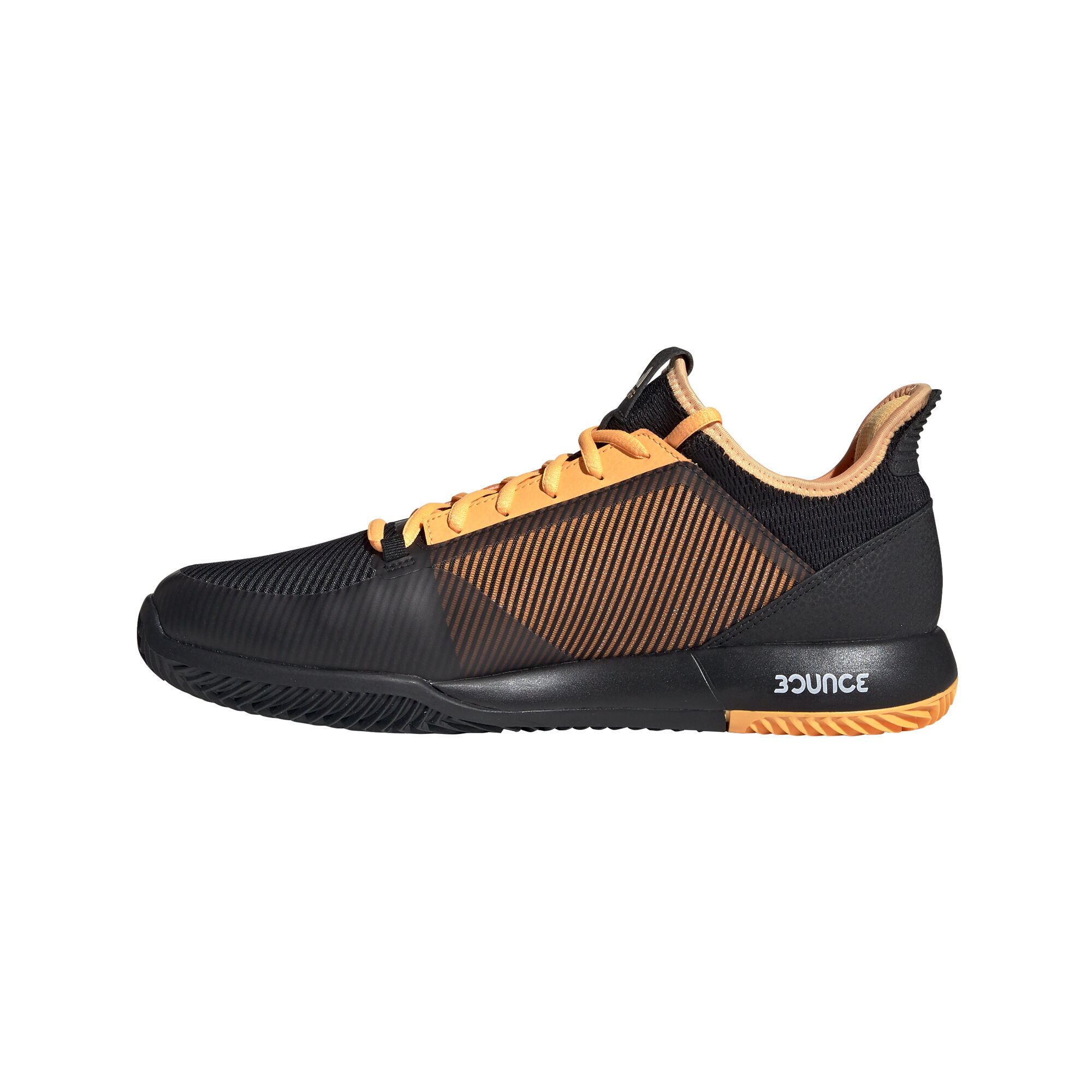 buy adidas Defiant Bounce 2 Clay Court Shoe Men - Black, Orange online | Tennis-Point