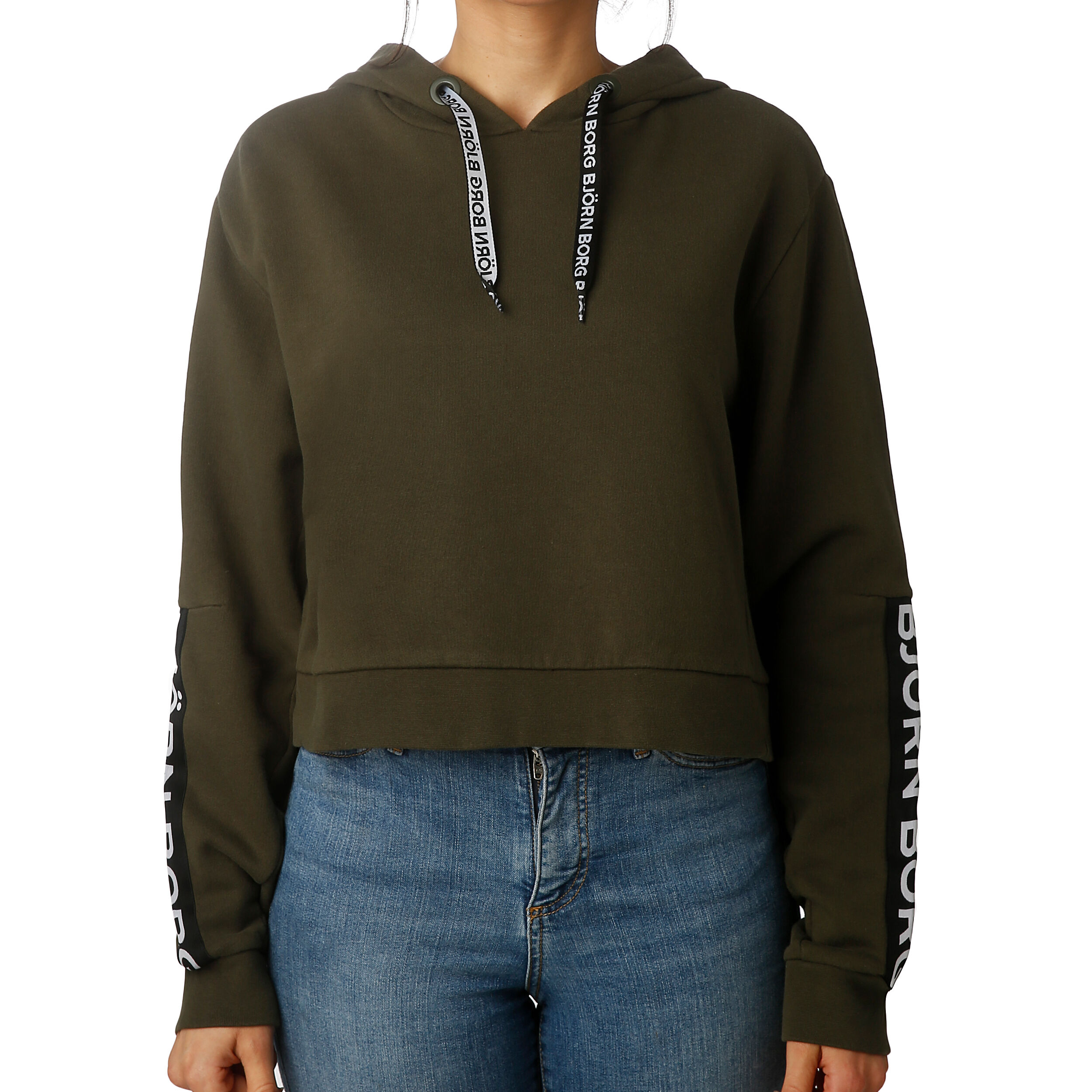 Borg cropped hoodie discount
