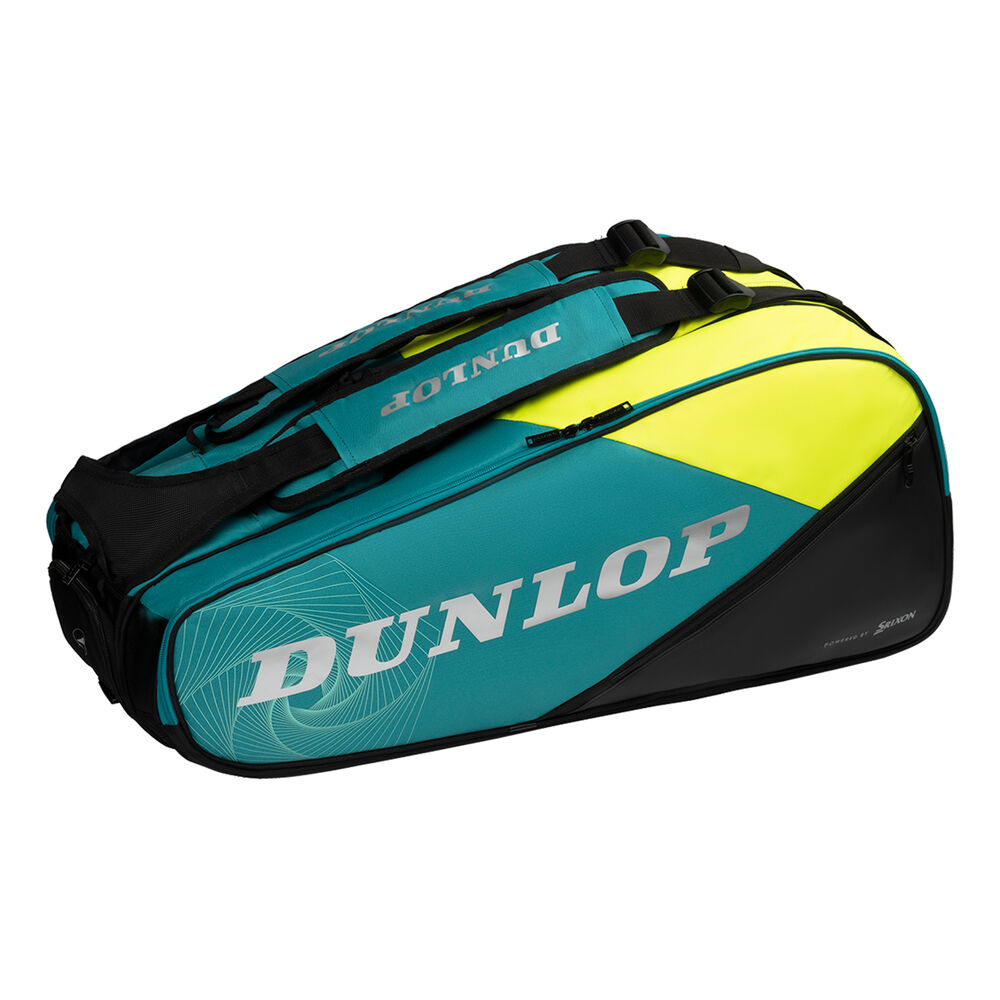 Dunlop SX Performance Racket Bag 8er-Black,Turquoise black
