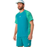 ASICS Clothing ASICS  Court T-Shirt Men - dark green, light green