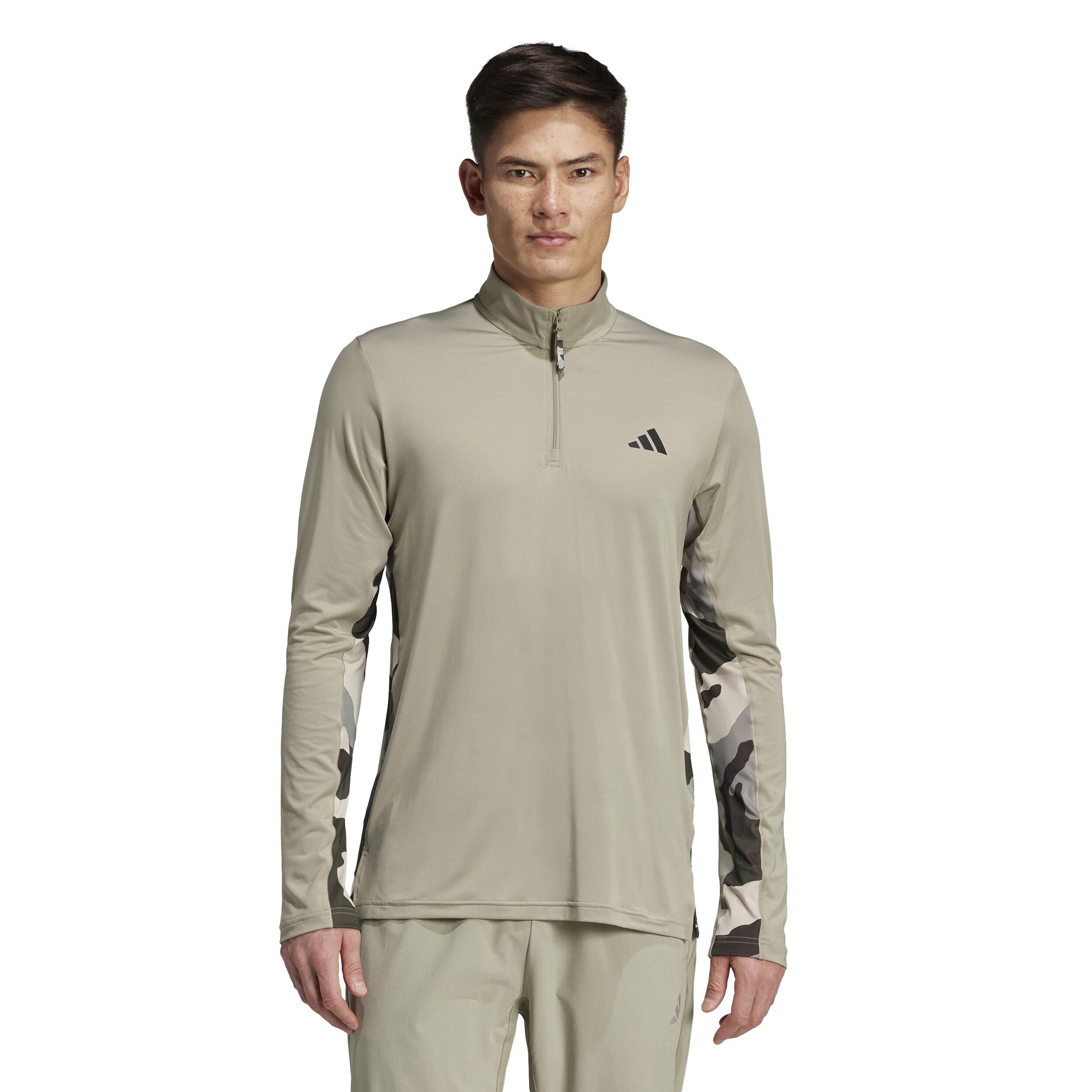 Buy adidas Camo 1 4 Zip Long Sleeve Men Olive online Tennis Point UK