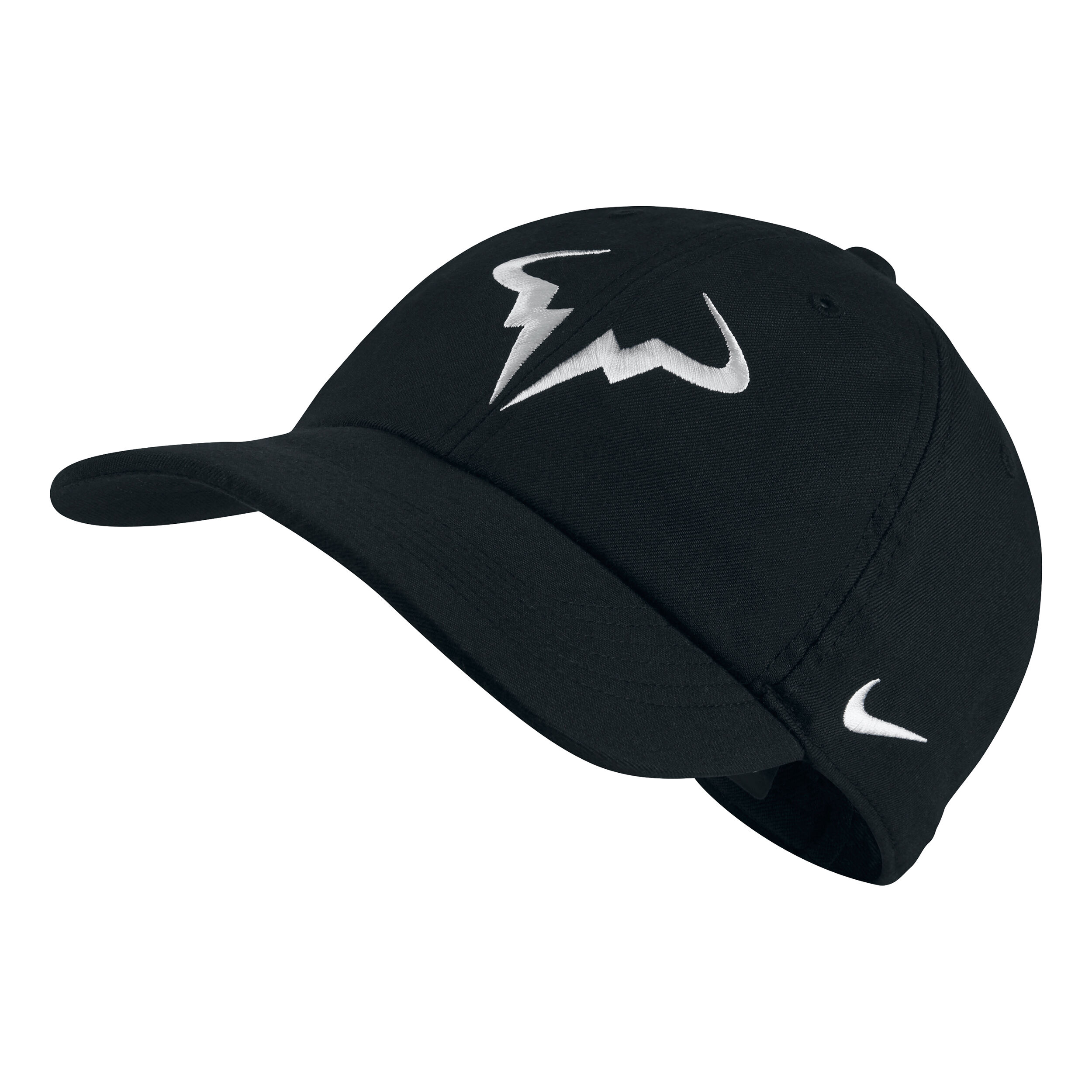 Rafael Nadal Court Aerobill H86 Cap Black White