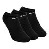 Everyday Lightweight No Show Sports Socks 3 Pack-Black,White