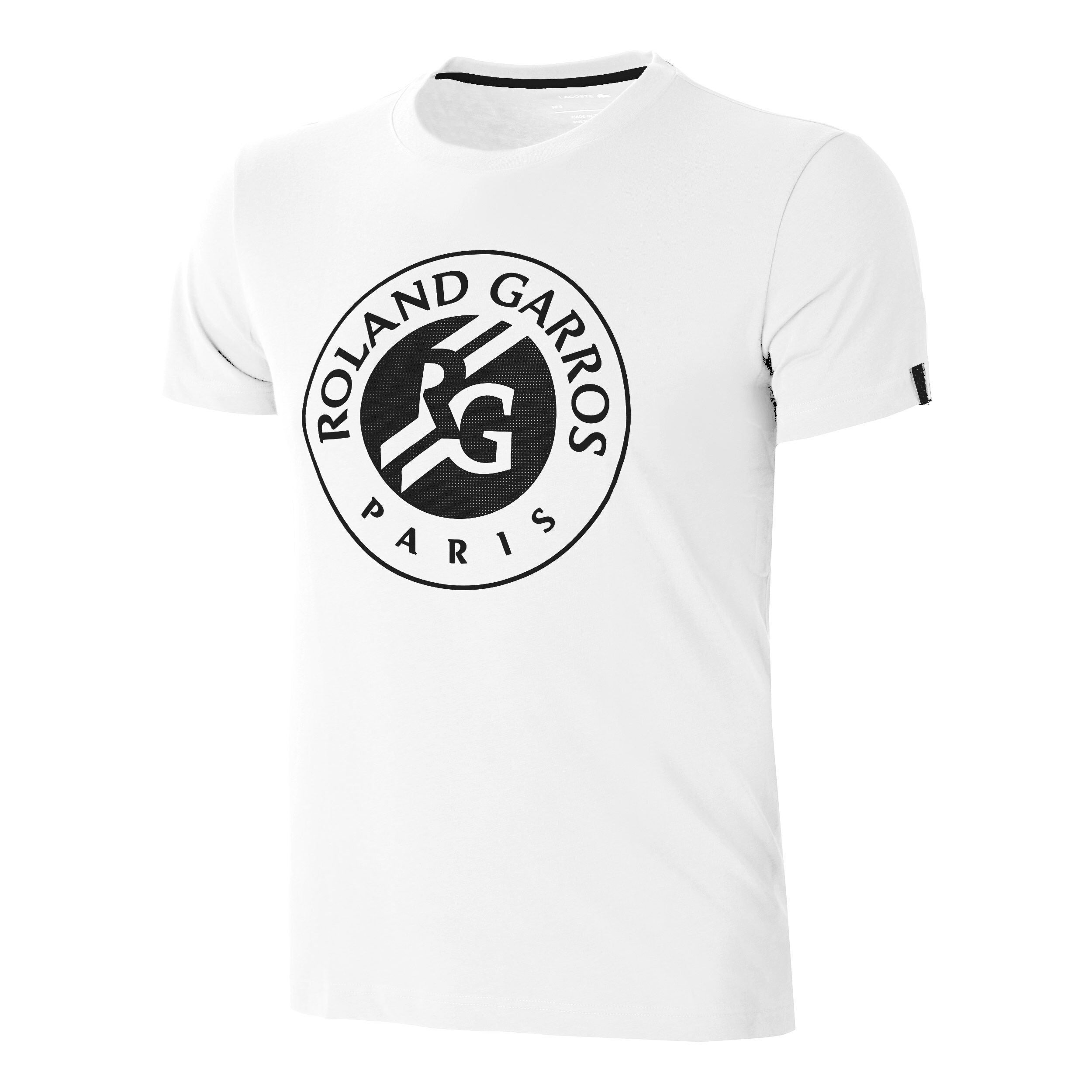 Buy Lacoste Roland Garros Performance T Shirt Men White Dark Green online Tennis Point UK