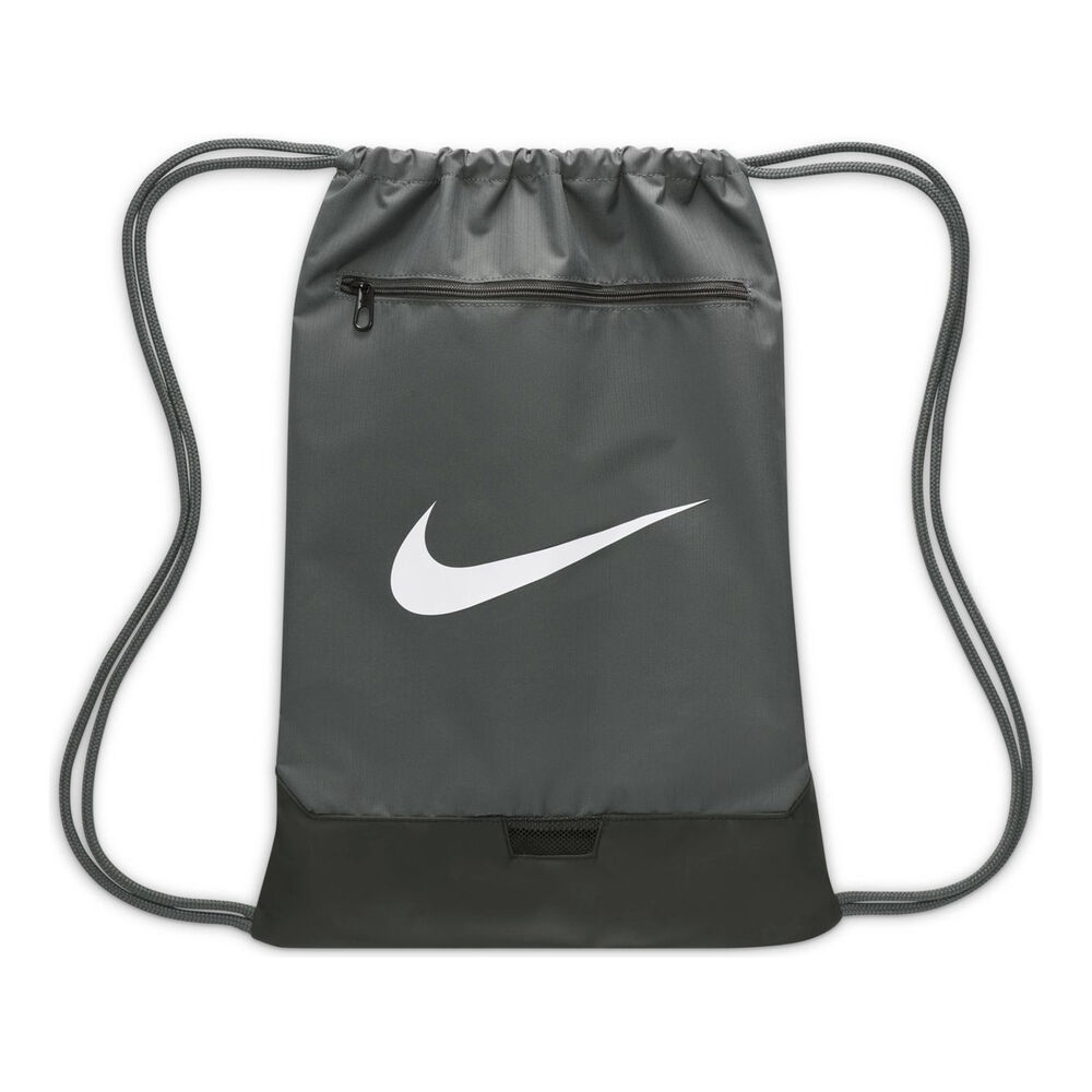 Nike Brasilia 9.5 Gym Bag-Grey,Black grey
