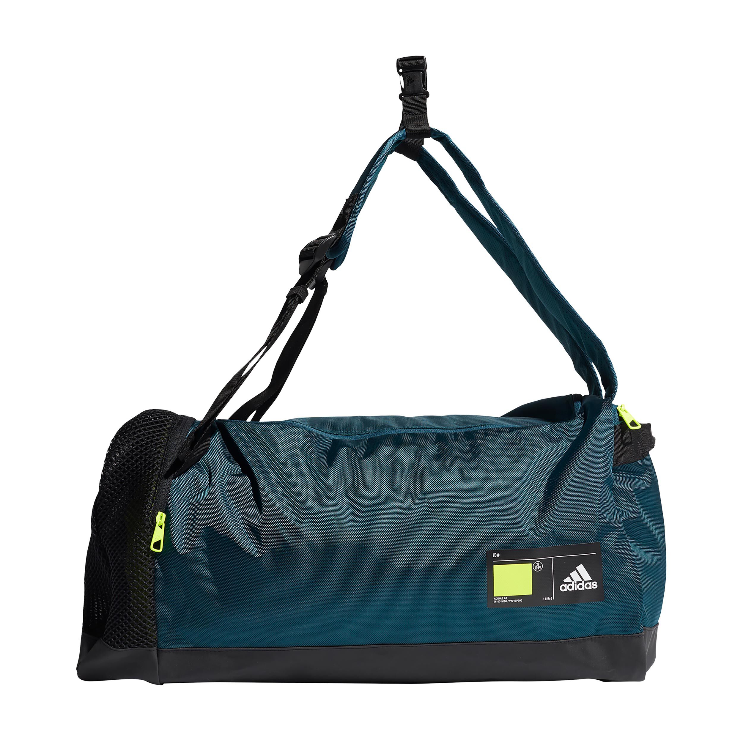 Buy adidas 4 Athletes ID Duffle M Sports Bag Dark Blue Lime online Tennis Point UK