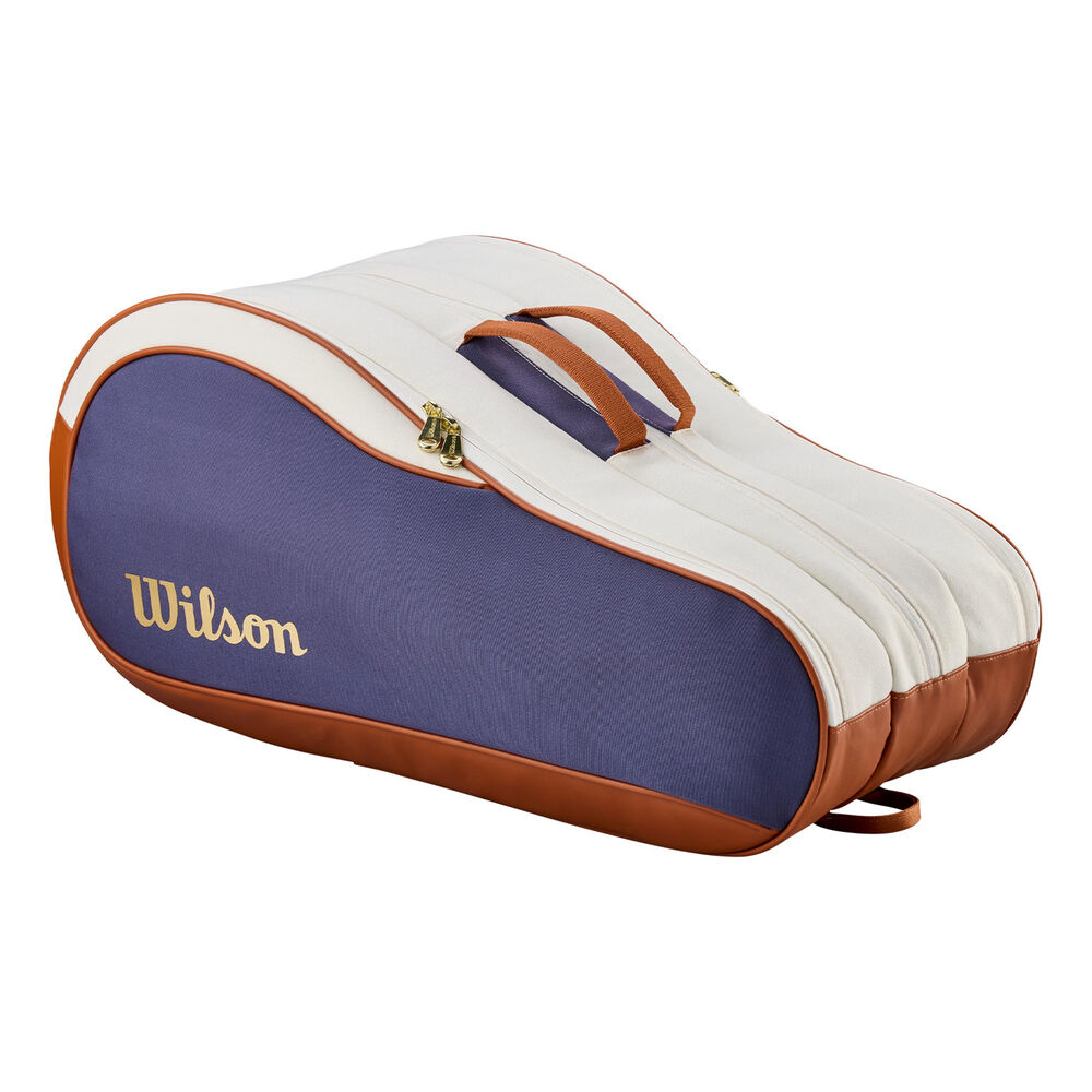 Wilson Tour Heritage V2 Racket bag 12 Pack cream Wilson Tour Heritage V2 Racket bag 12 Pack cream