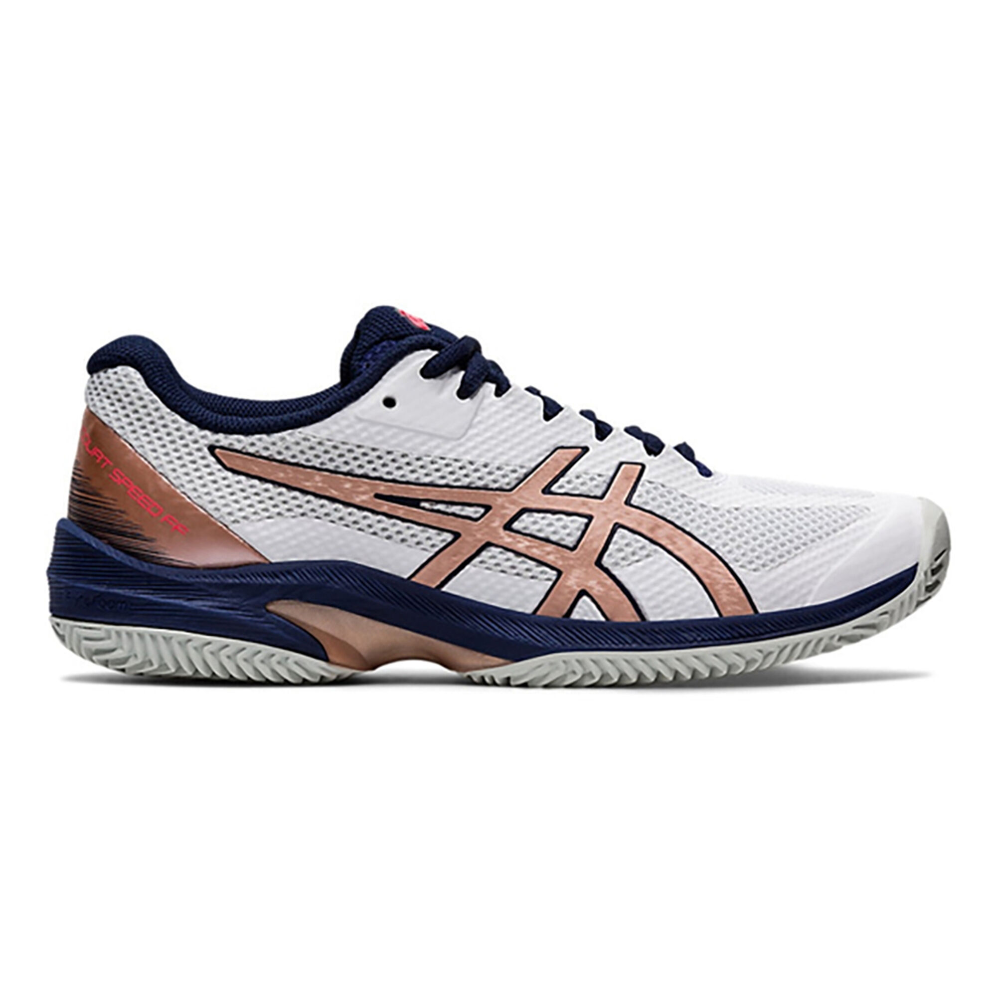 Buy ASICS Court Speed FF Clay Court Shoe Women White Dark Blue online