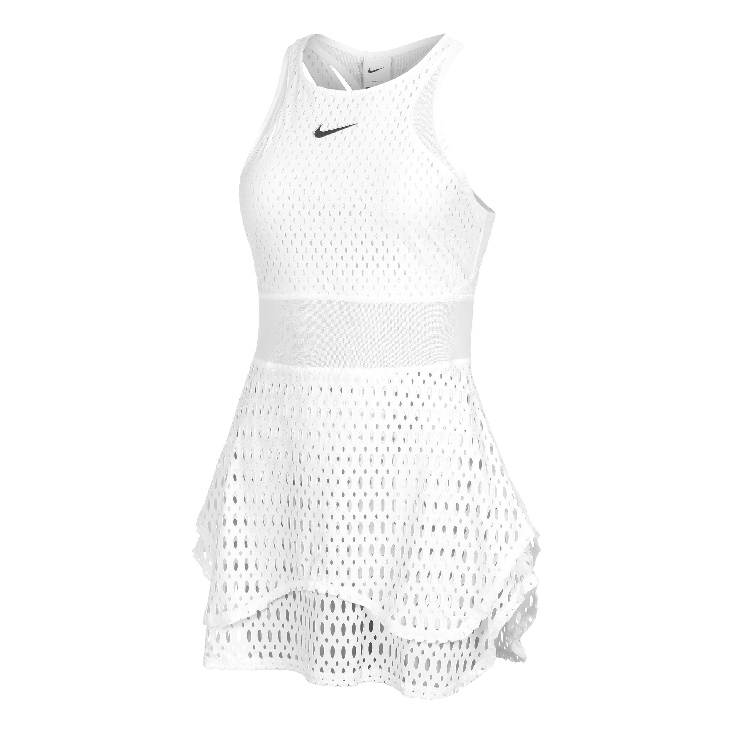 Nike Dri-Fit Court Slam LN Dress Women White | Tennis-Point