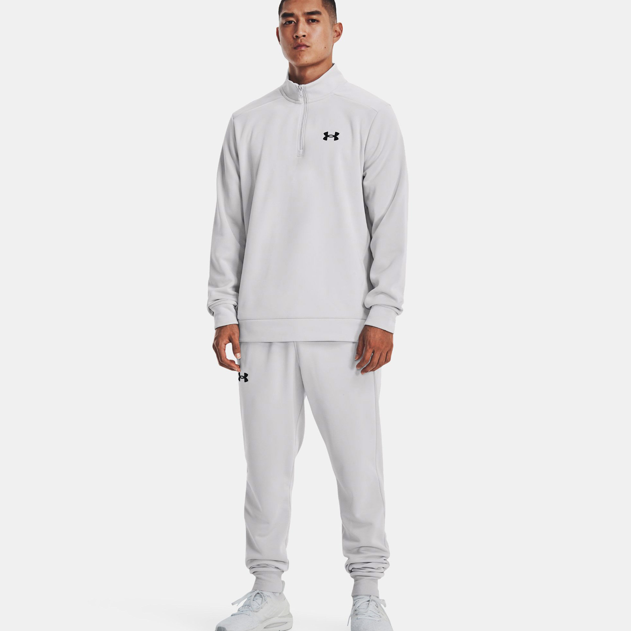 Under armour grey quarter zip on sale