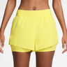 Swift 2in1 Short Running shorts Women-lemon, silver