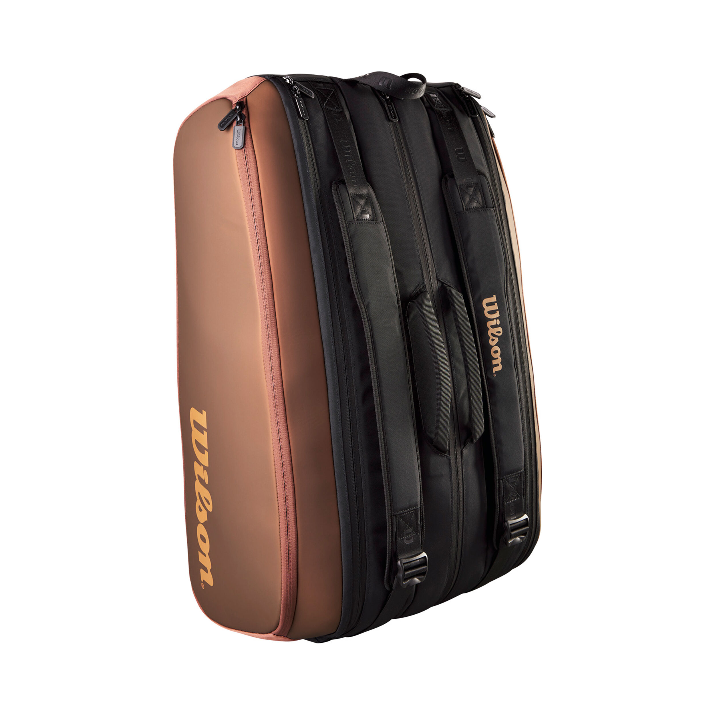 Buy Wilson Pro Staff Super Tour V14 Racket Bag 15 Pack Bronze online Tennis Point UK