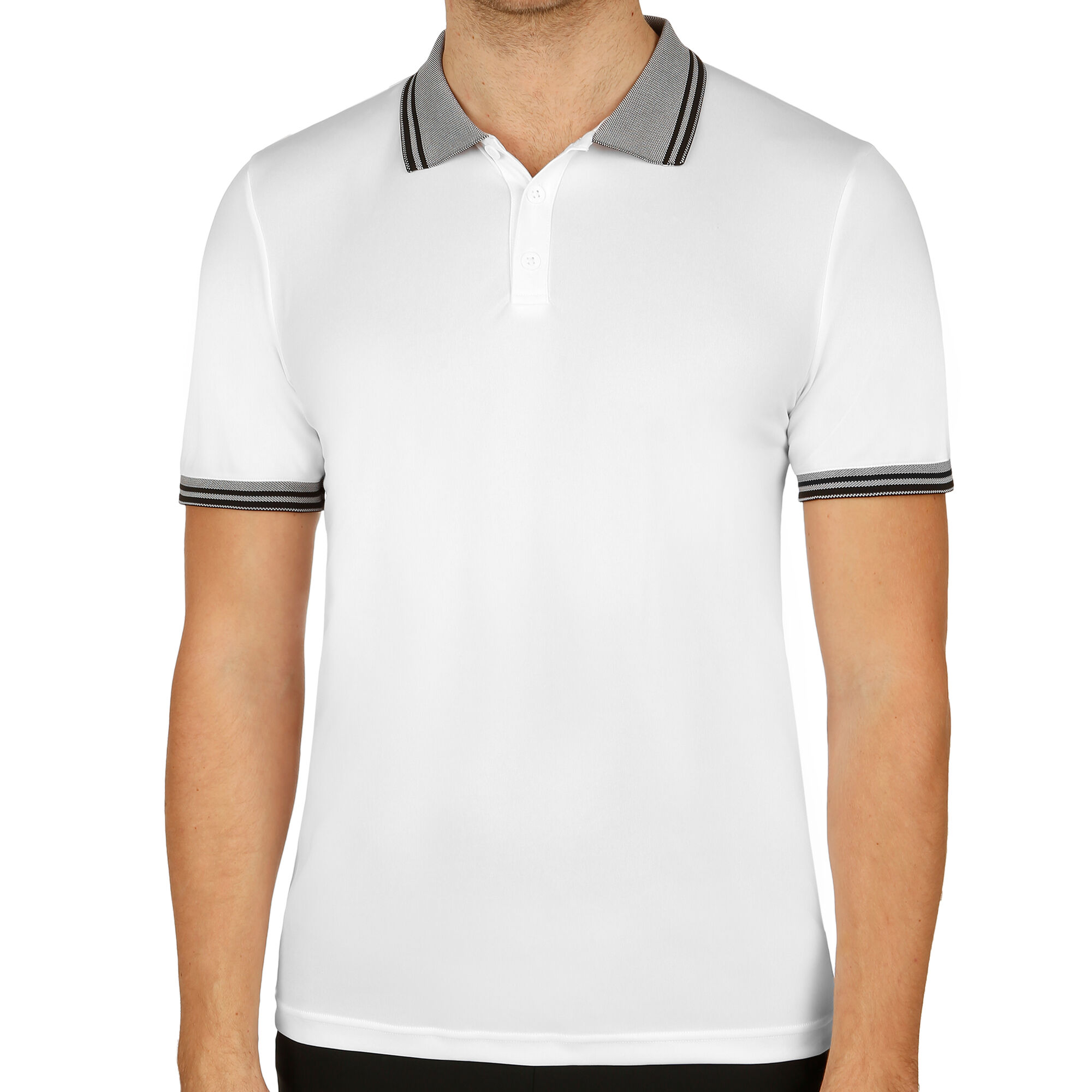 buy Wilson Team Polo Men - White, Grey online | Tennis-Point
