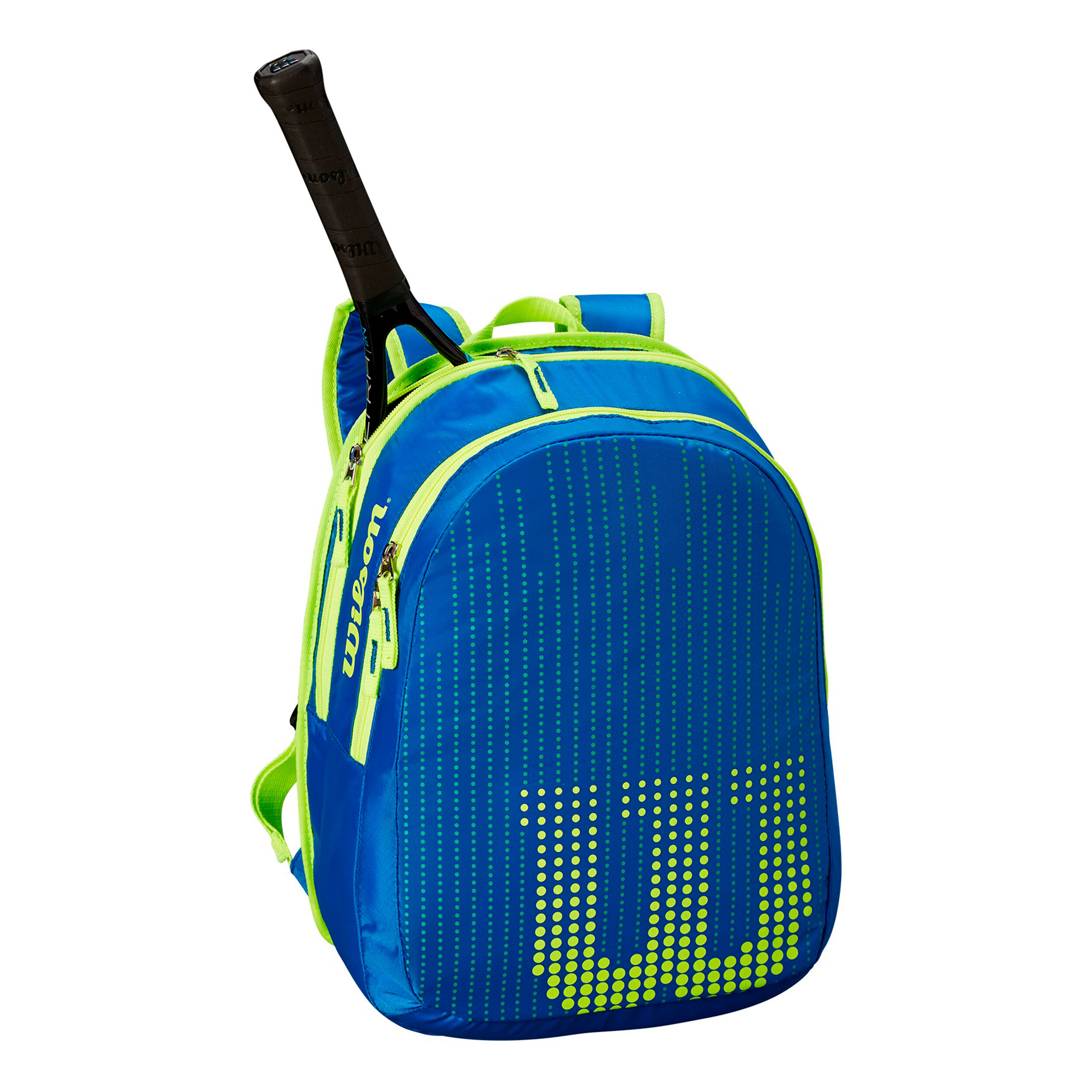 Buy Wilson Junior Backpack Blue Lime online Tennis Point UK
