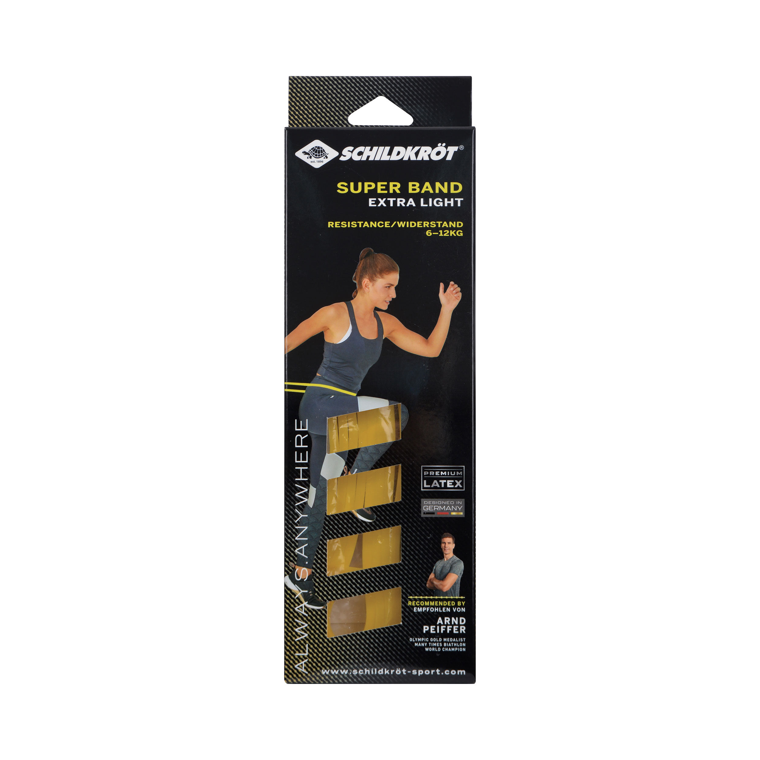 Buy Schildkrot Fitness Super Band Extra Light Resistance Bands Yellow online Tennis Point UK
