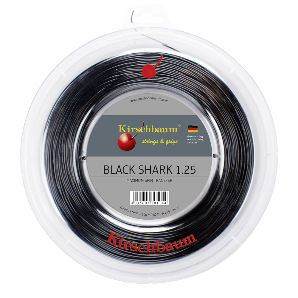 Photos - Accessory Kirschbaum Shark String Reel 200m bs125, 130-schwarz 