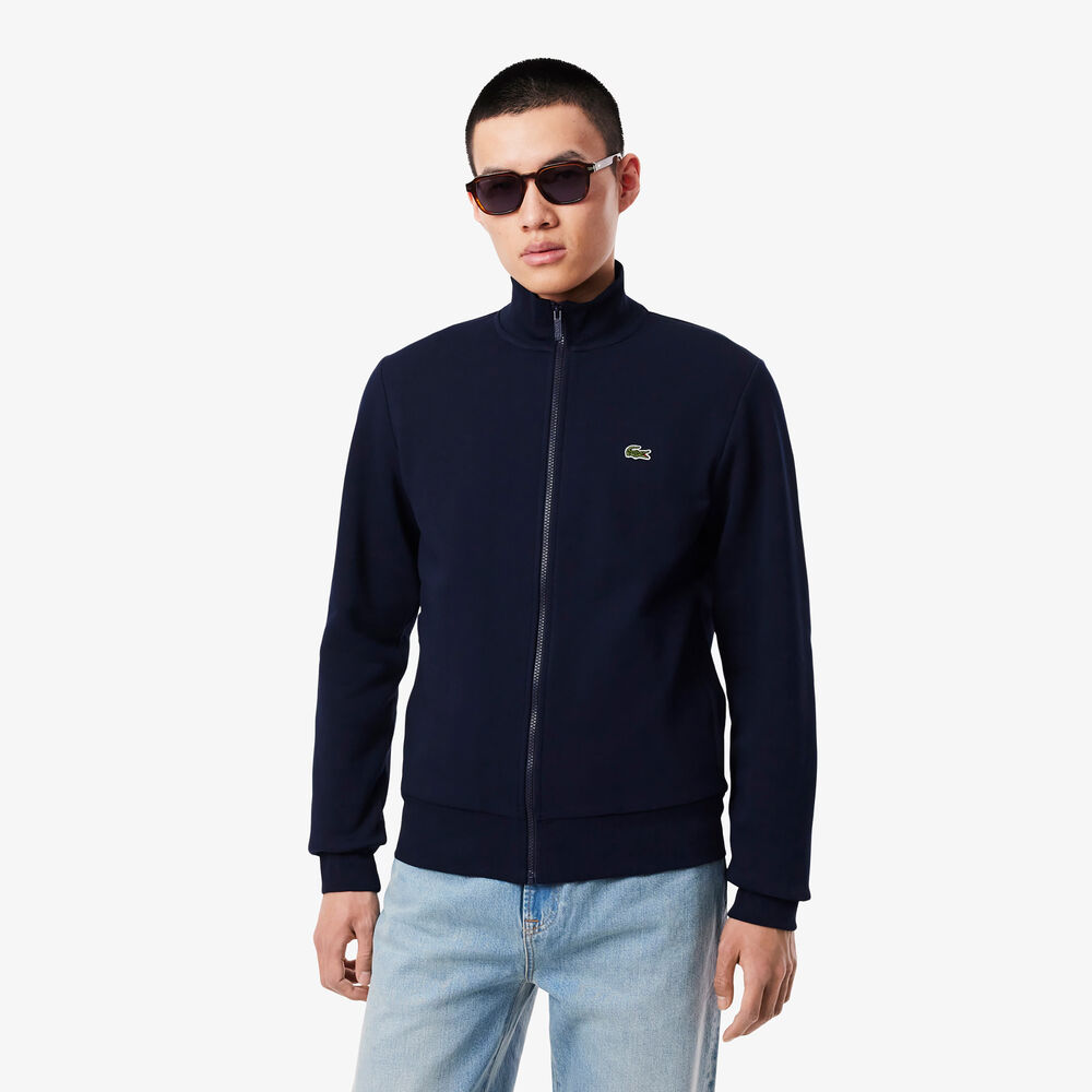 Lacoste Core Lifestyle Zip Hoodie Men dark_blue