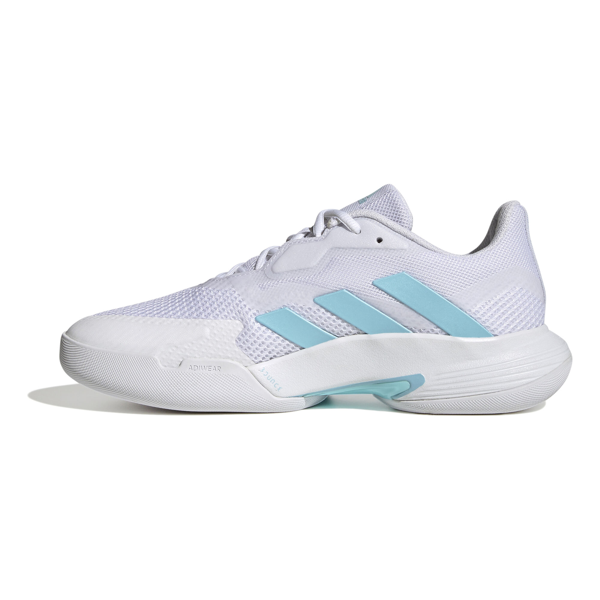 Buy adidas CourtJam Control Carpet Shoe Women White, Turquoise online ...