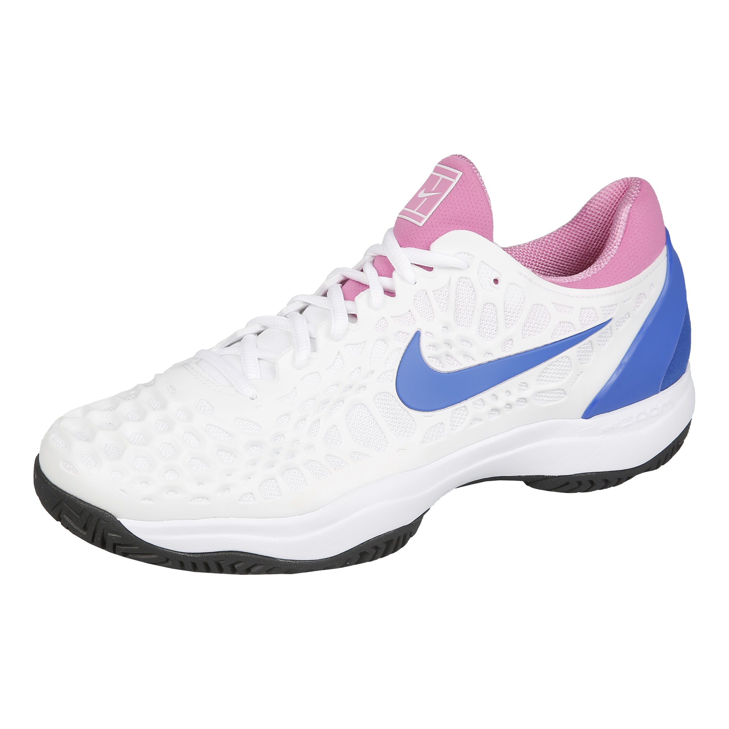 Buy Nike Air Zoom Cage 3 HC All Court Shoe Men White Blue online Tennis Point UK