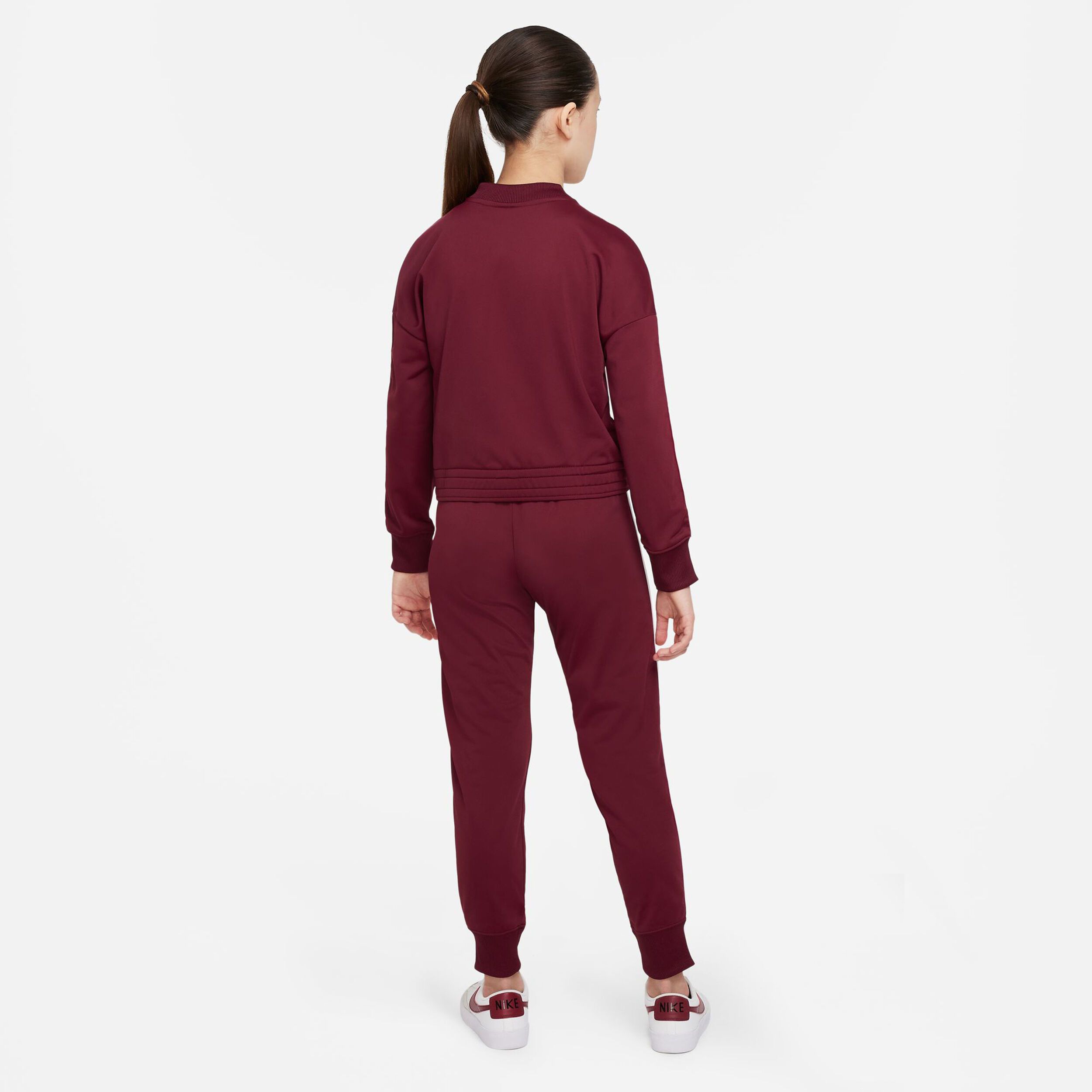 Buy Nike Sportswear Tracksuit Girls Dark Red White online Tennis Point UK