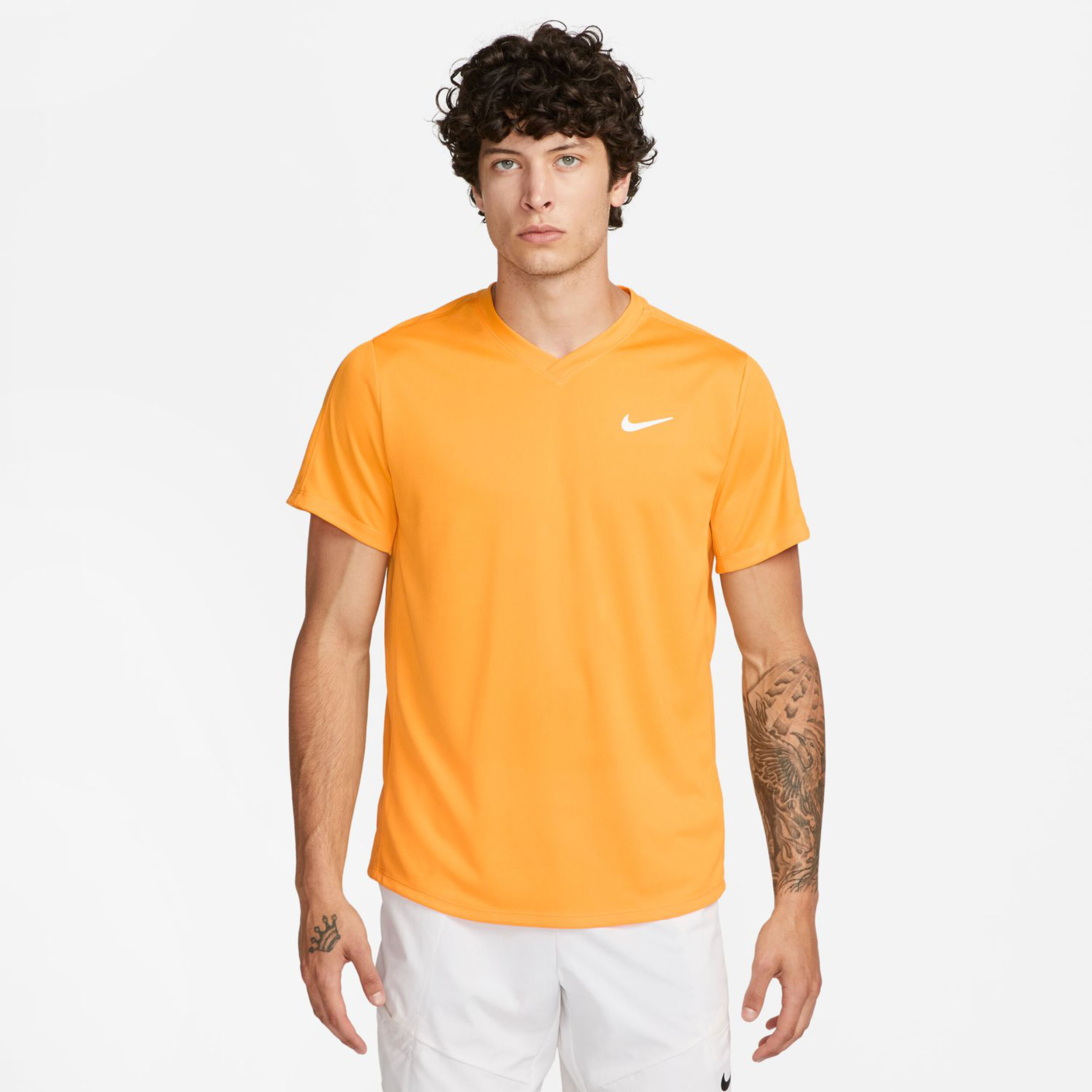 Yellow nike 2025 shirt men