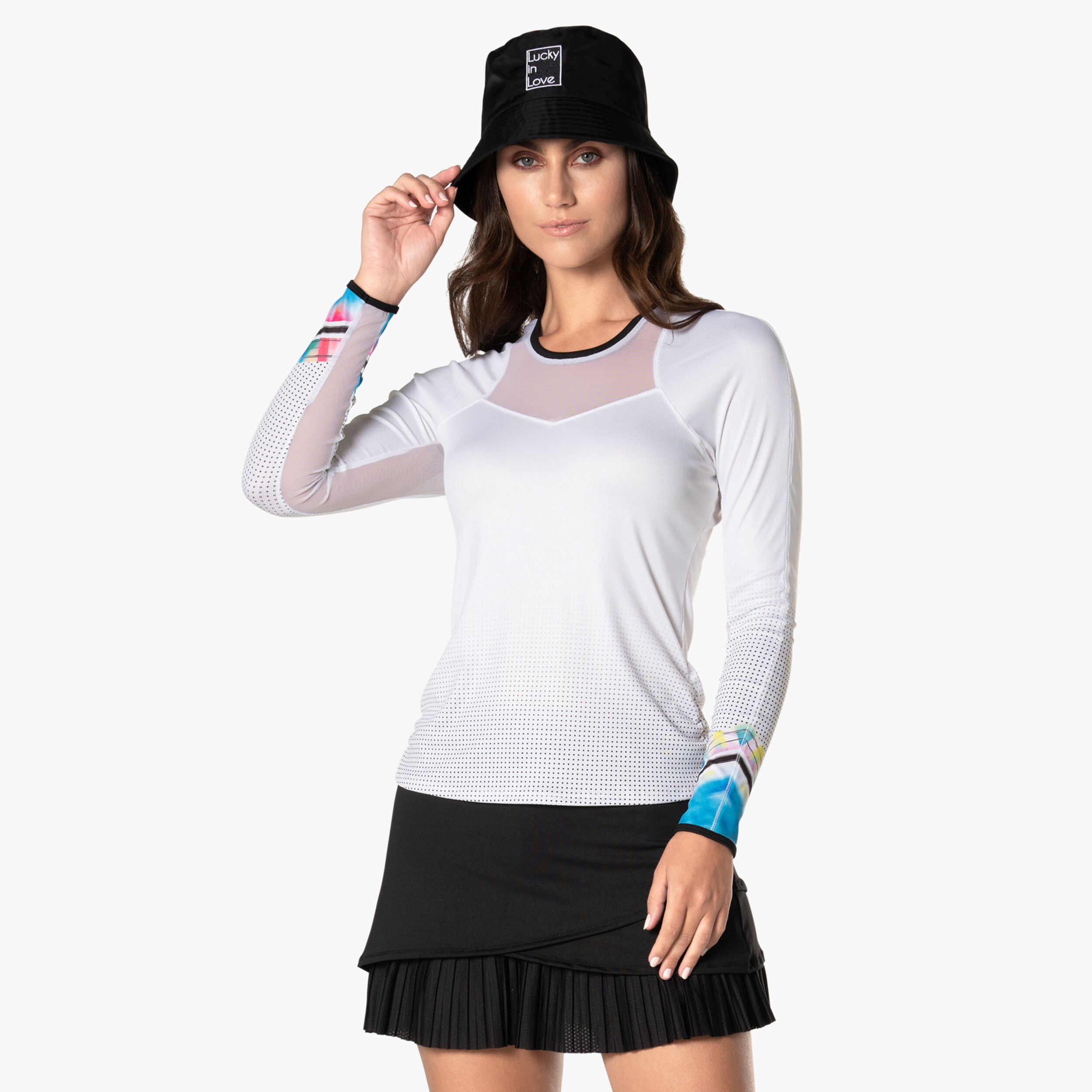 Buy Lucky in Love Off Tropic Long Sleeve Women White Multicoloured online Tennis Point UK