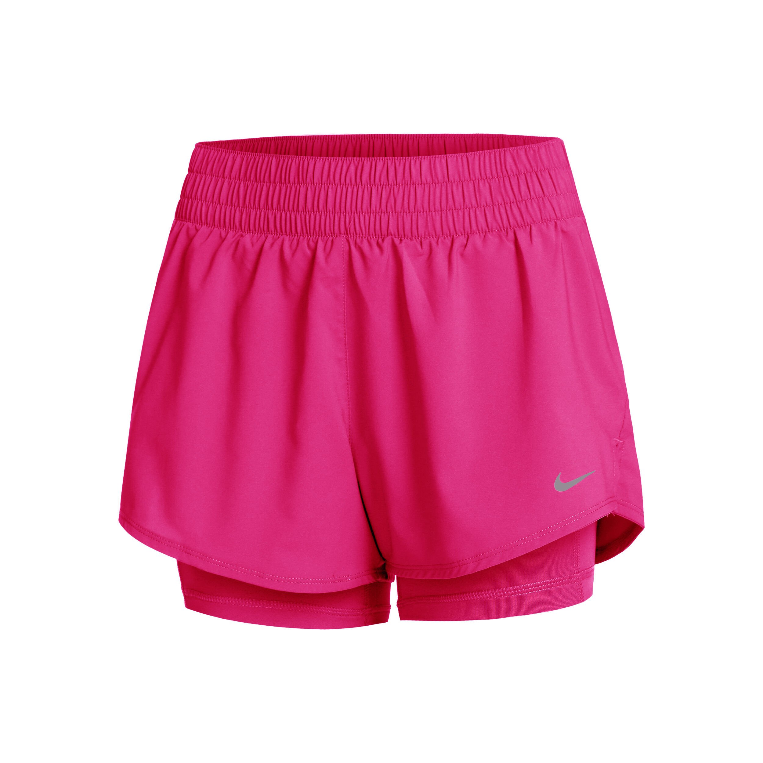Pink nike running shorts top