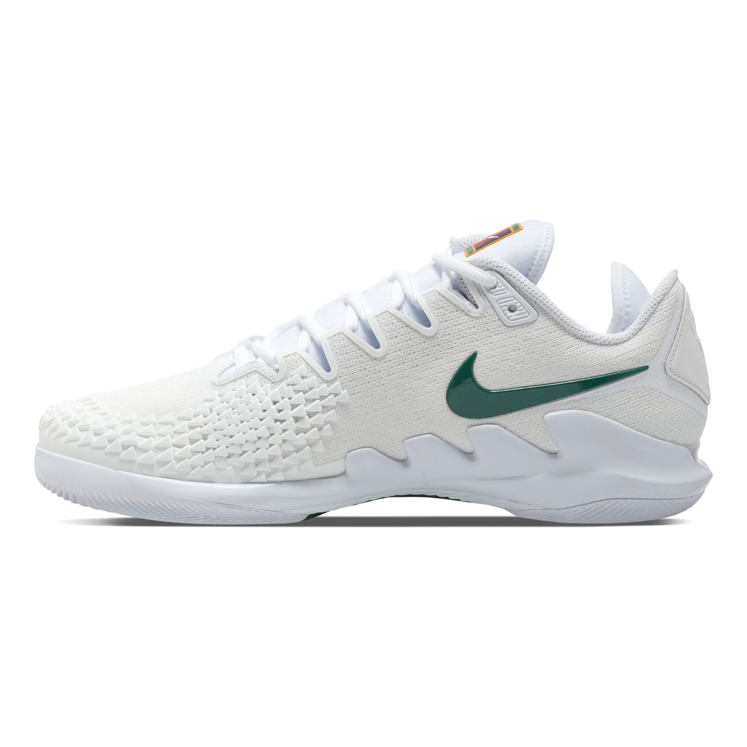 Men's air zoom vapor x tennis shoes wheat and metallic silver top