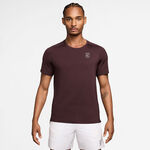 Nike Clothing Nike Court Dri-FIT Advantage T-Shirt Men - dark red, white