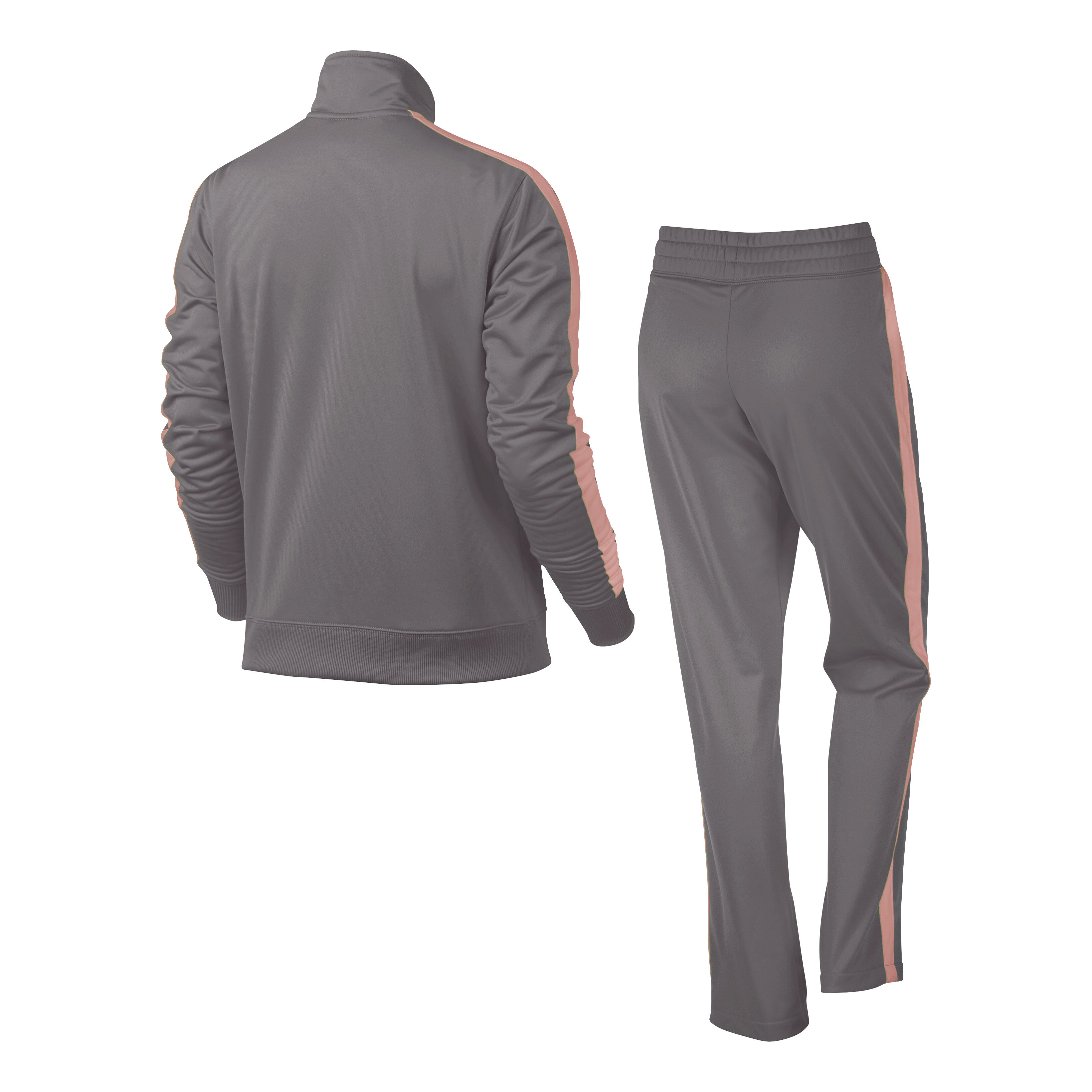 nike tracksuit grey and orange