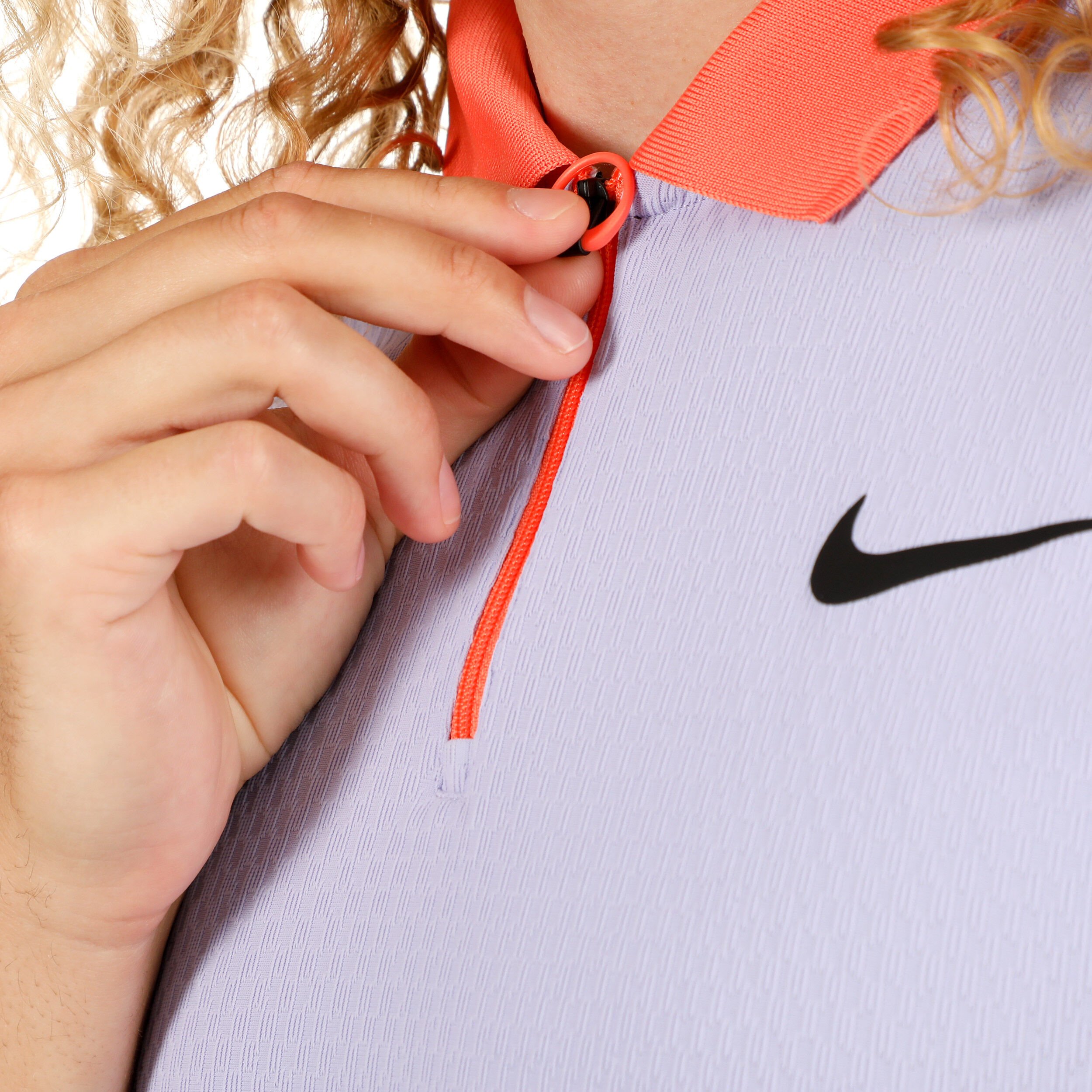 Buy Nike Dri Fit Advantage Slam Ultra NY Polo Men Lilac Orange online Tennis Point UK