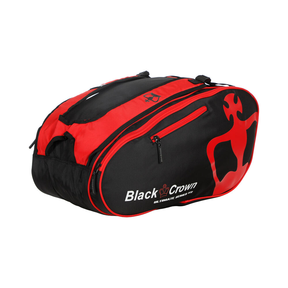 Black Crown Ultimate Series V2 Padel Racket Bag-Black,Red