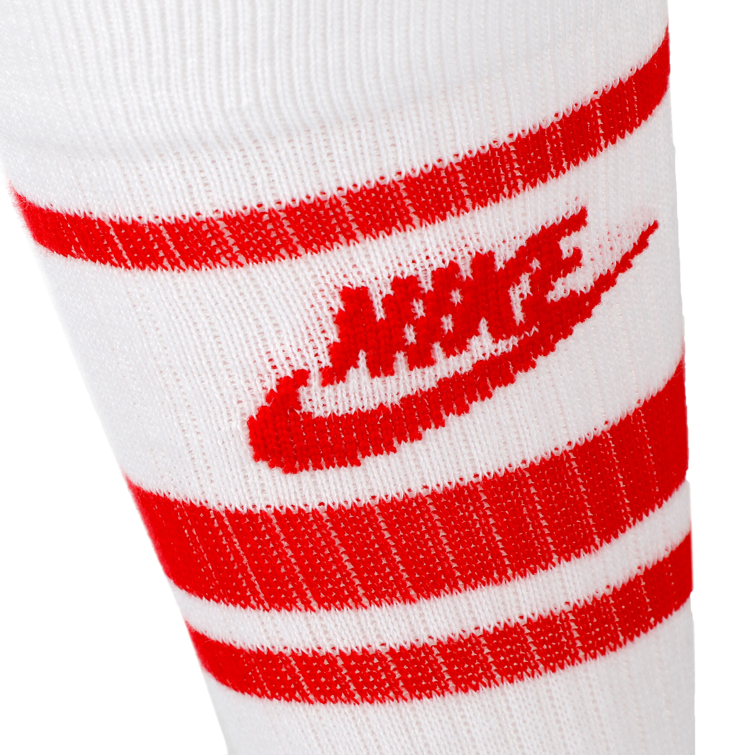 Red and white nike socks online