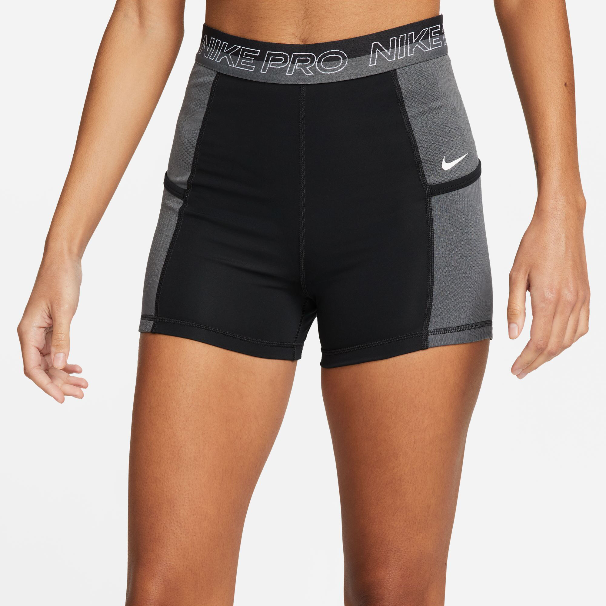 Dri Fit Performance 3in Ball Shorts Women Black Grey