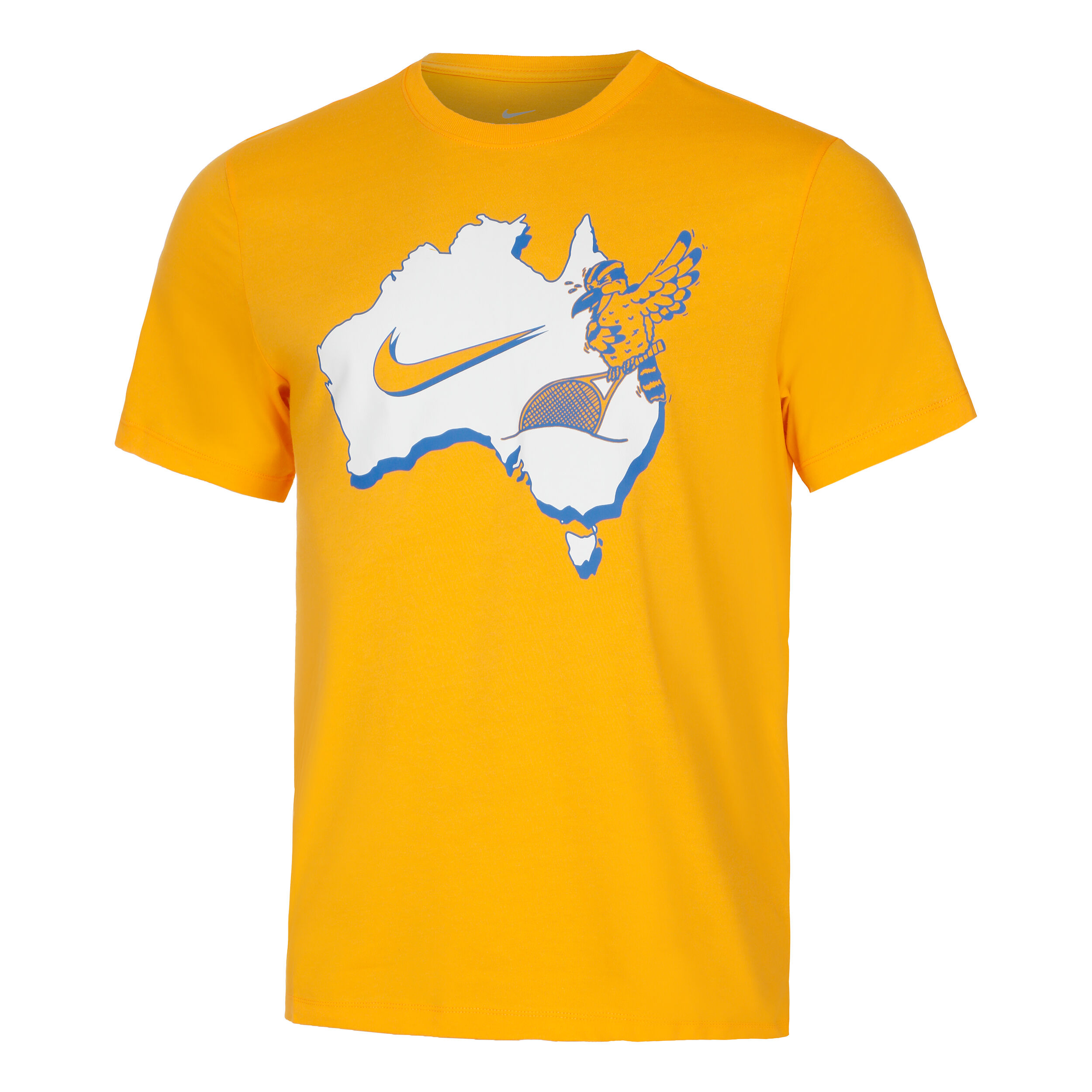 Buy Nike Court T Shirt Men Golden Yellow Multicoloured online