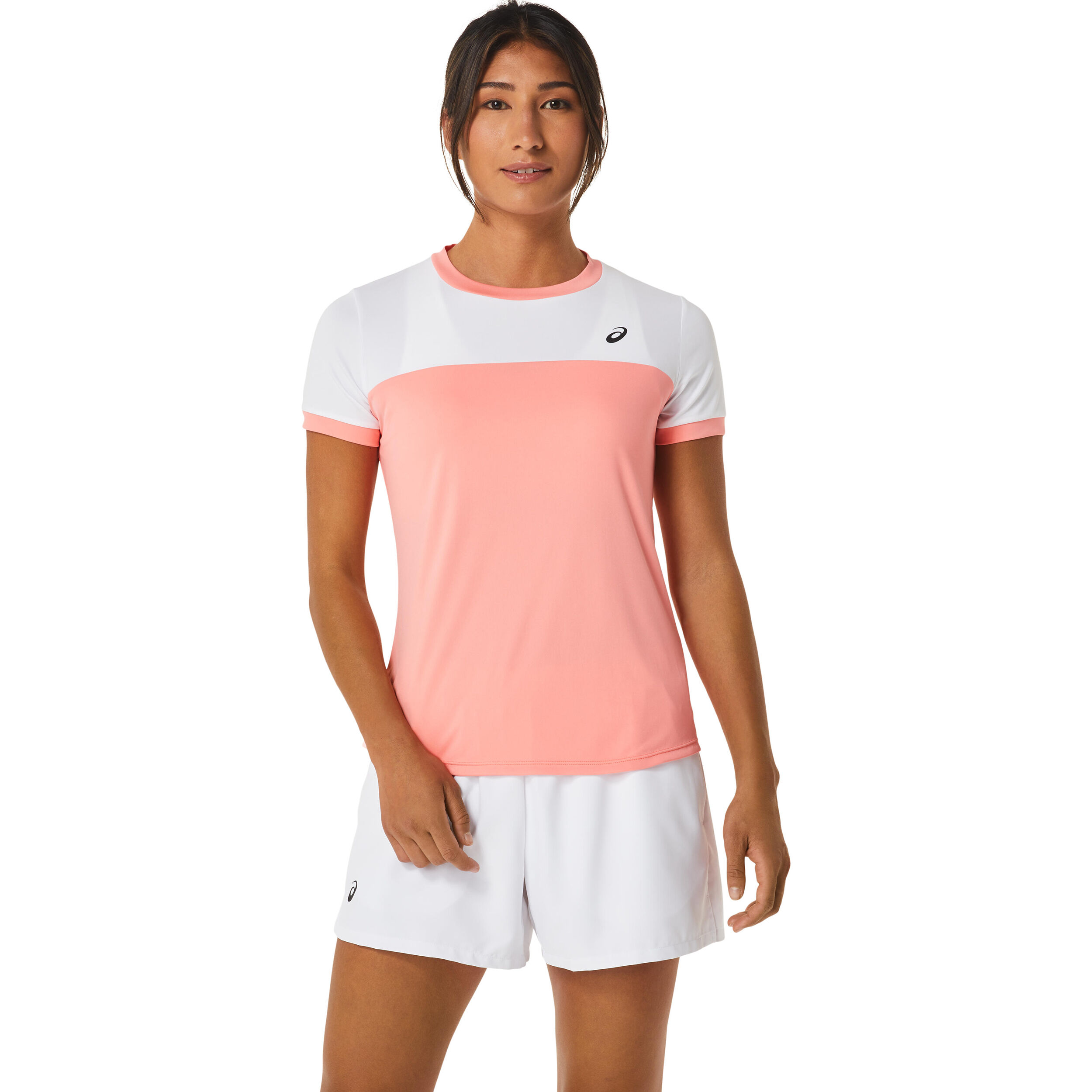 Buy ASICS Court T Shirt Women Pink White online Tennis Point UK
