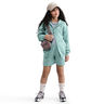 Club Fleece Oversized Full-Zip Hoodie Girls-Sage