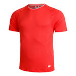 Wilson Clothing Wilson Players Seamless Crew 2.0 T-Shirt Men-Red