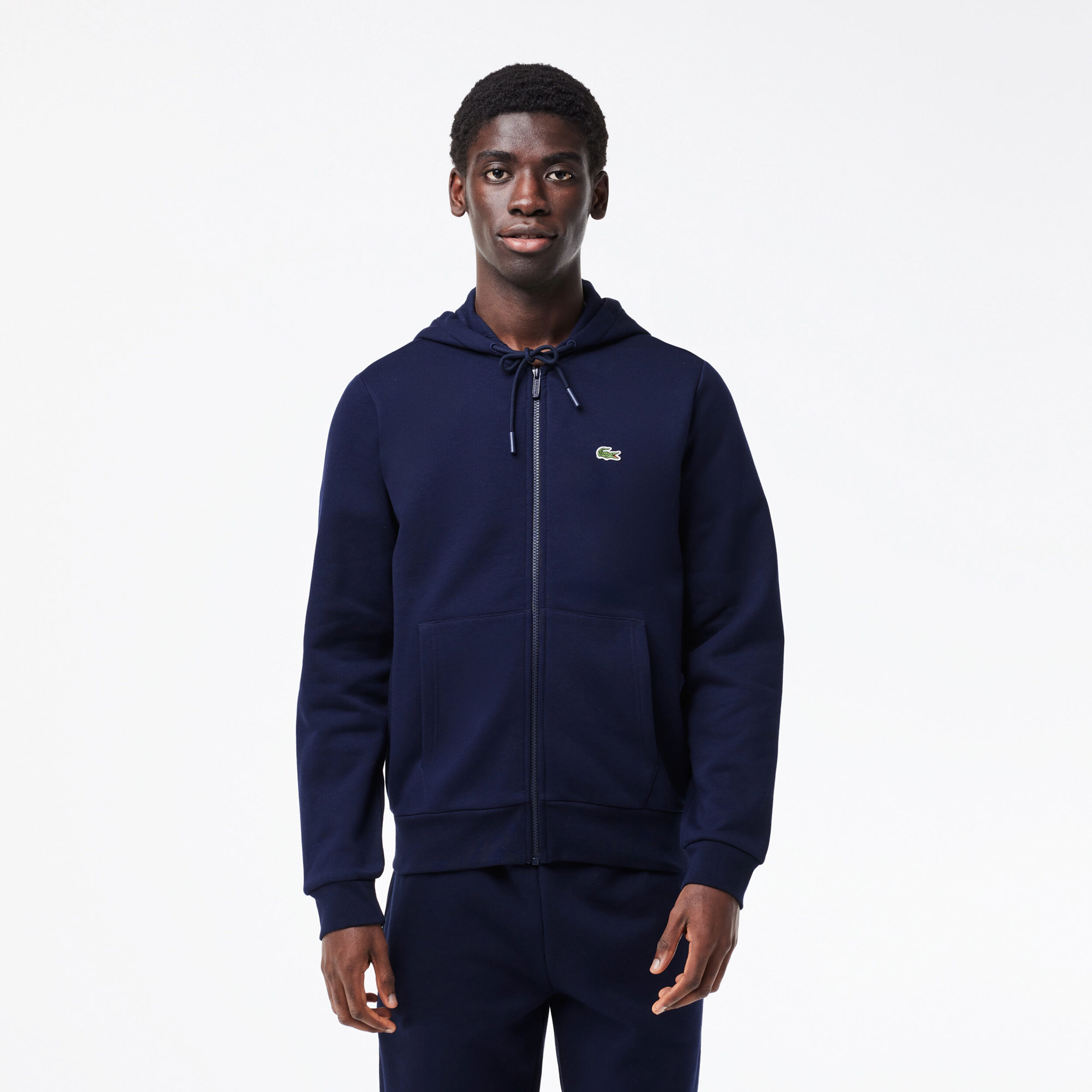 Lacoste navy shop blue hoodie